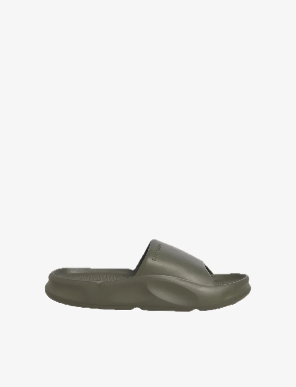 Jack & Jones - JFWSTATUS MOULDED SLIDER NOOS - badesandaler - olive night - 1