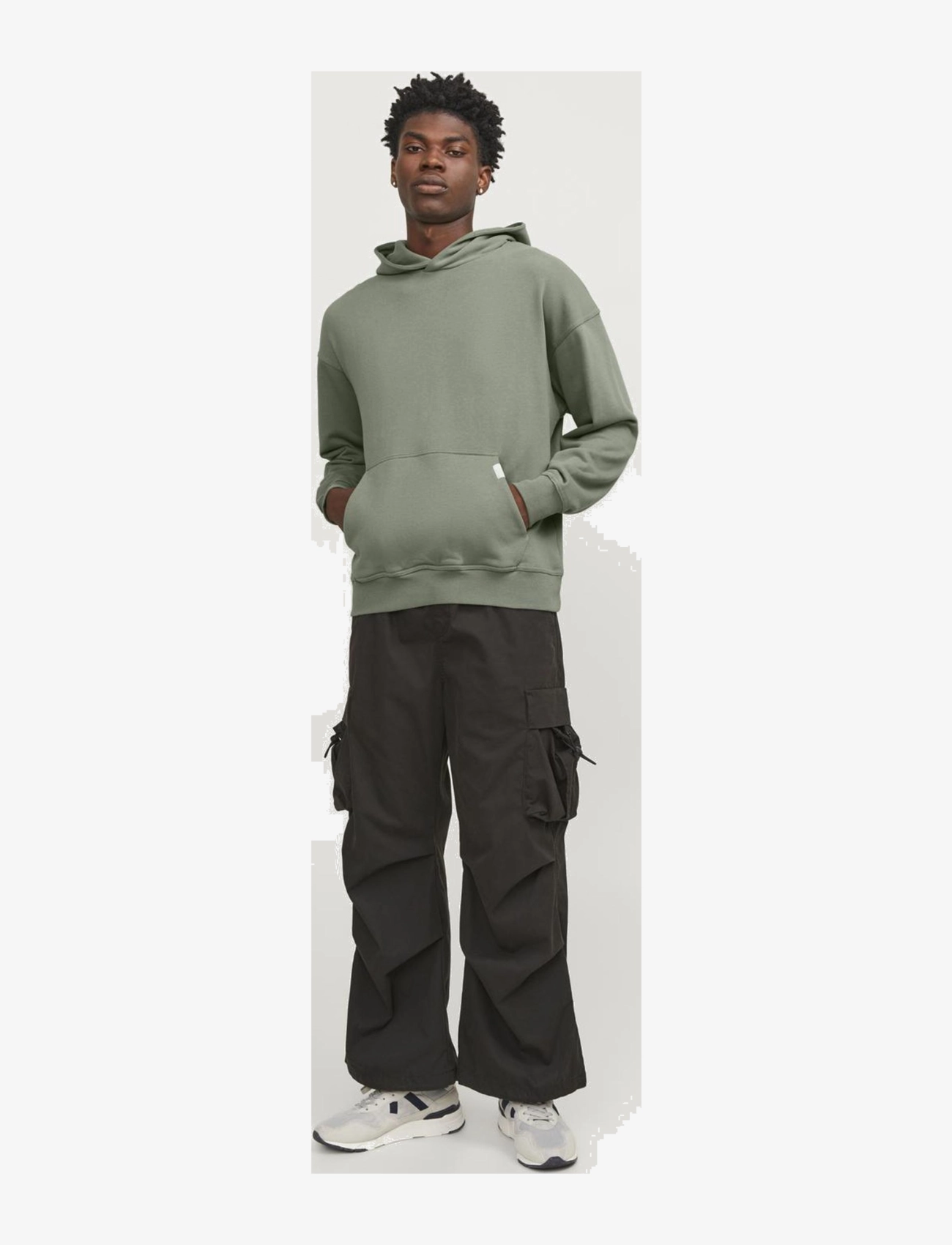 Jack & Jones - JCOCOLLECTIVE SWEAT HOOD NOOS - agave green - 3