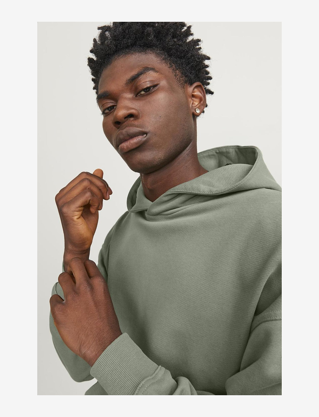 Jack & Jones - JCOCOLLECTIVE SWEAT HOOD NOOS - agave green - 4