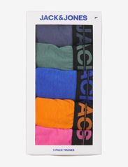 Jack & Jones - JACSETH SOLID TRUNKS 5 PACK BOX - lowest prices - victoria blue - 1