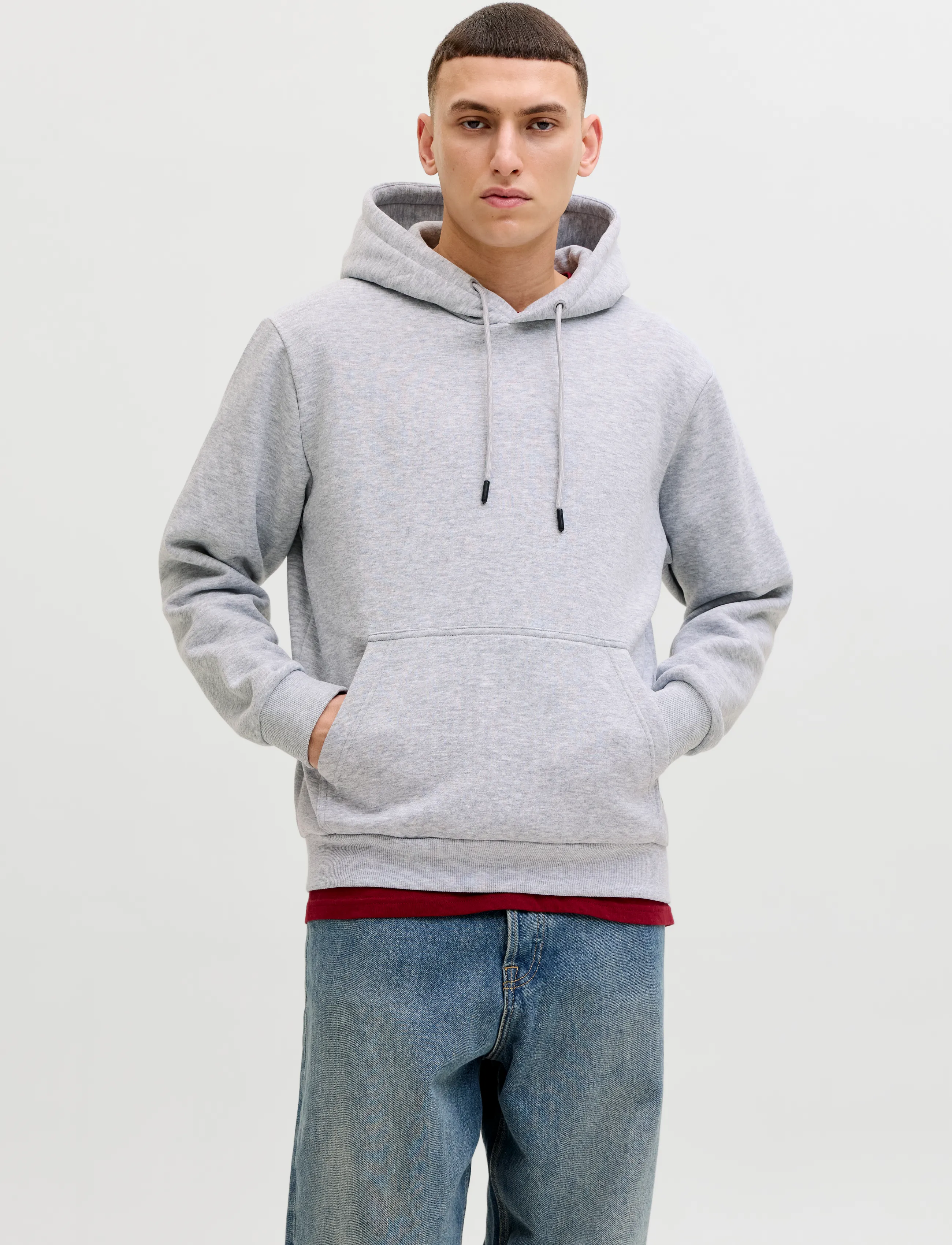 Jack & Jones Jjebradley Sweat Hood 2Pk Mp, M, Black, Sweatshirts & Hættetrøjer > Hættetrøjer, Herre
