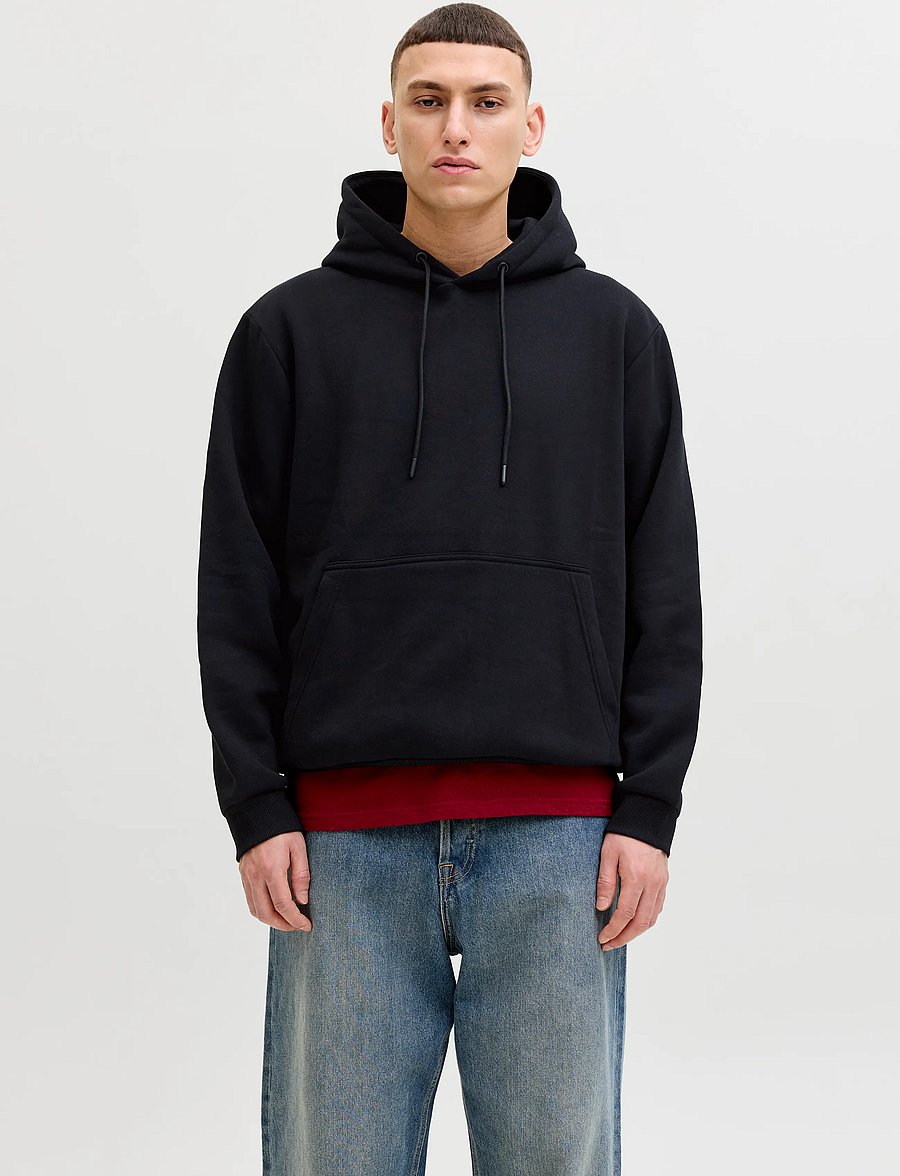 Jack & Jones - JJEBRADLEY SWEAT HOOD 2PK MP - black - 5