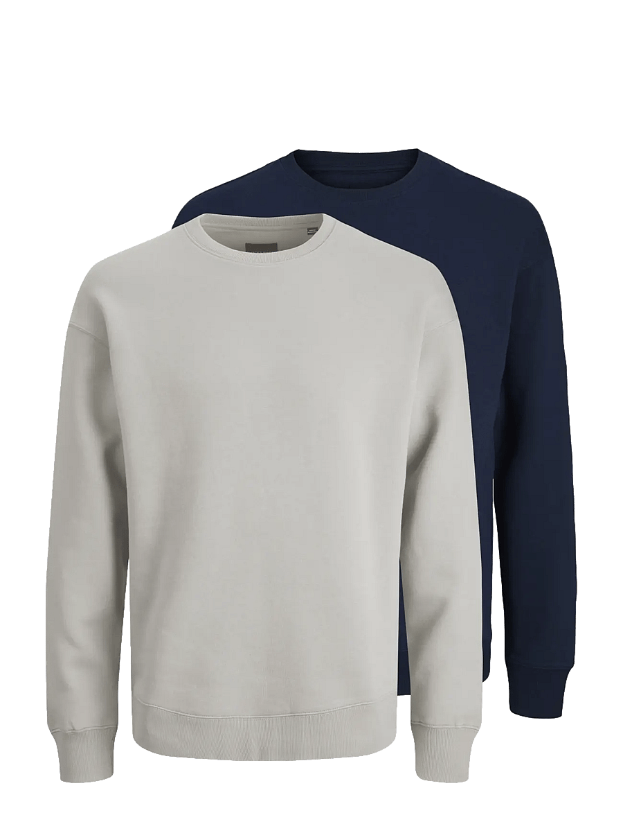 Jack & Jones - JJEBRADLEY SWEAT CREW 2PK MP - kollektioner - navy blazer - 1