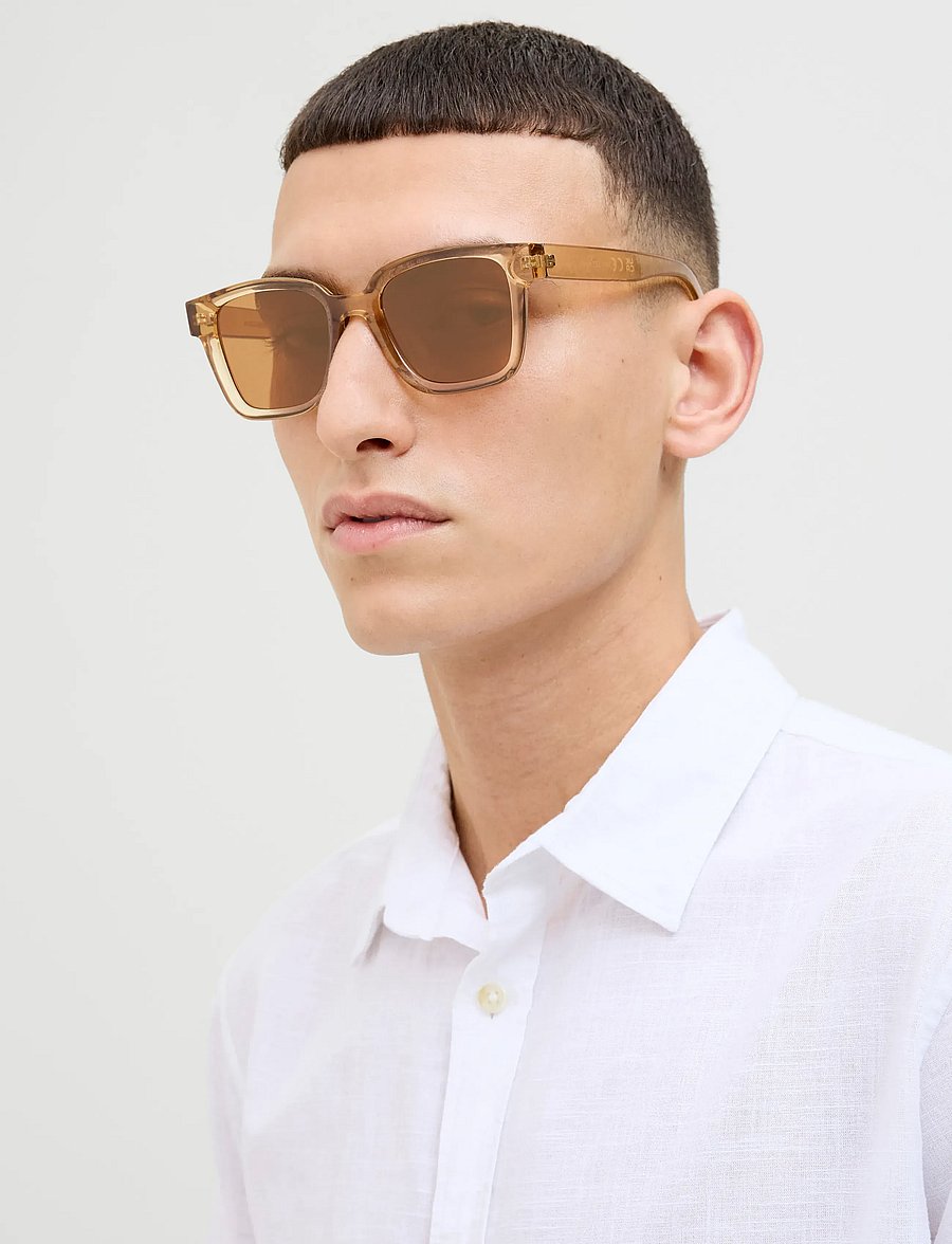 Jack & Jones - JACPONTUS SUNGLASSES NOOS - d-formade - brown stone - 0