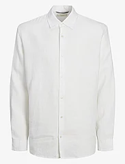 Jack & Jones - JPRCCLAWRENCE LINEN SHIRT L/S SN - linen shirts - bright white - 1