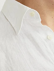 Jack & Jones - JPRCCLAWRENCE LINEN SHIRT L/S SN - linen shirts - bright white - 4