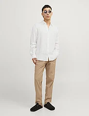 Jack & Jones - JPRCCLAWRENCE LINEN SHIRT L/S SN - linen shirts - bright white - 6
