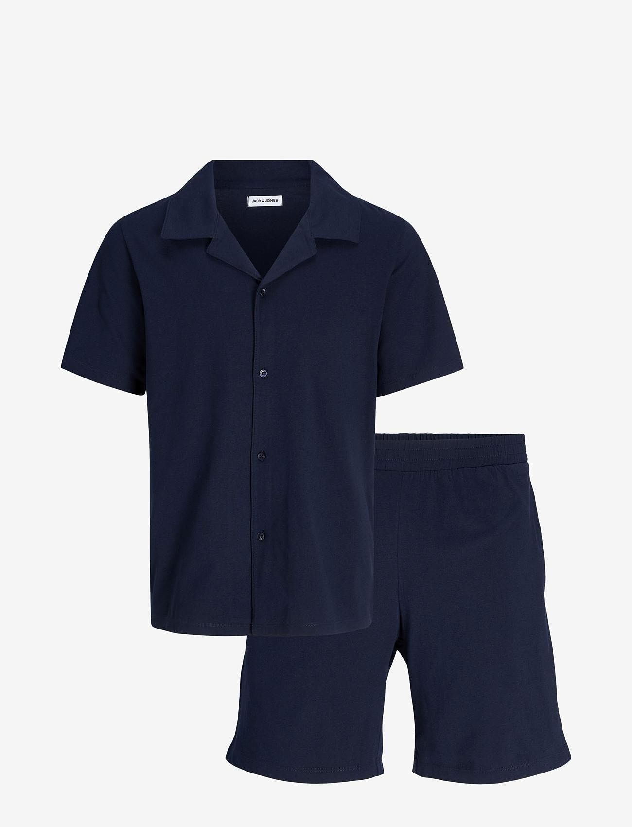 Jack & Jones - JACMATTHEW PYJAMAS - pyjama sets - navy blazer - 0