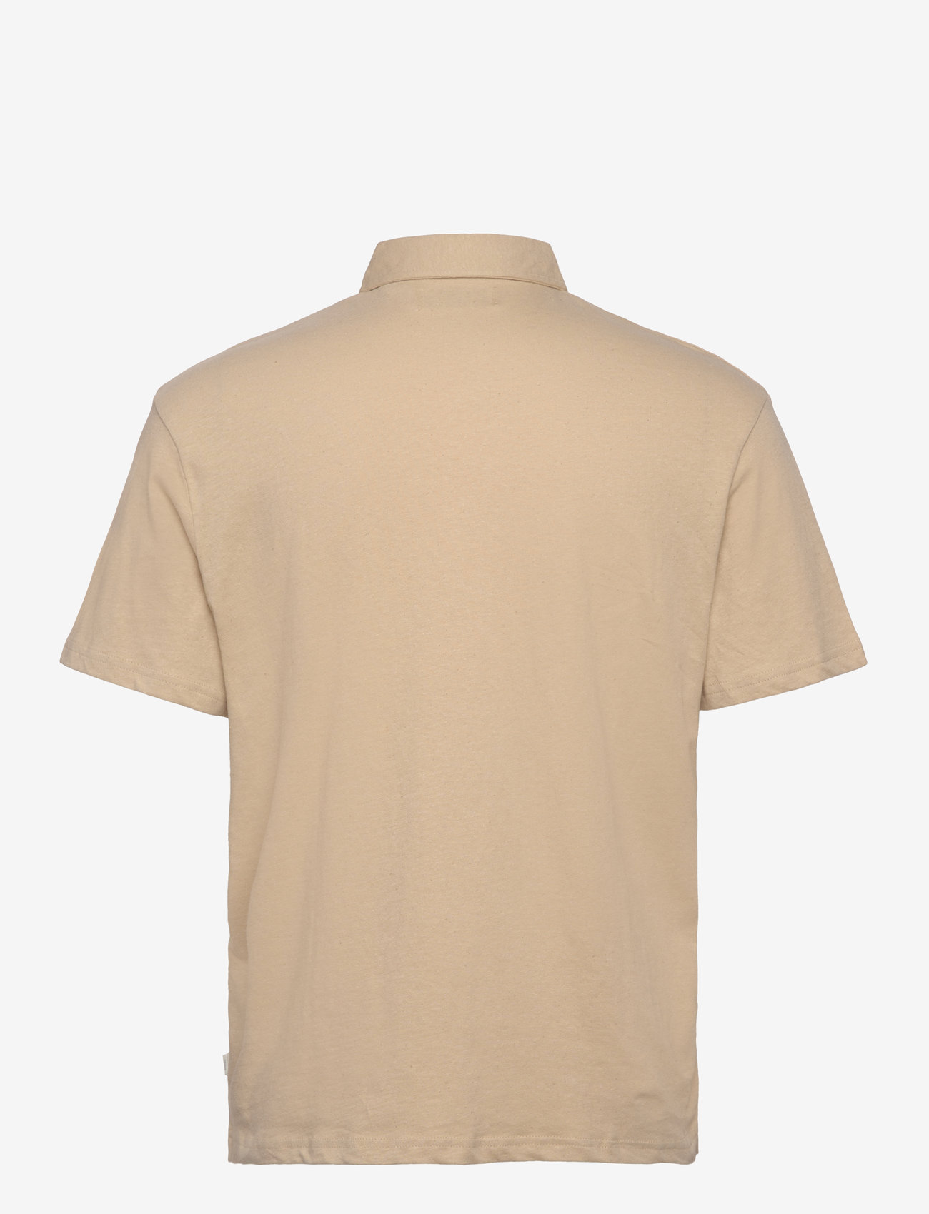 Jack & Jones - JPRCC SOFT LINEN BLEND SS POLO - laveste priser - fields of rye - 1