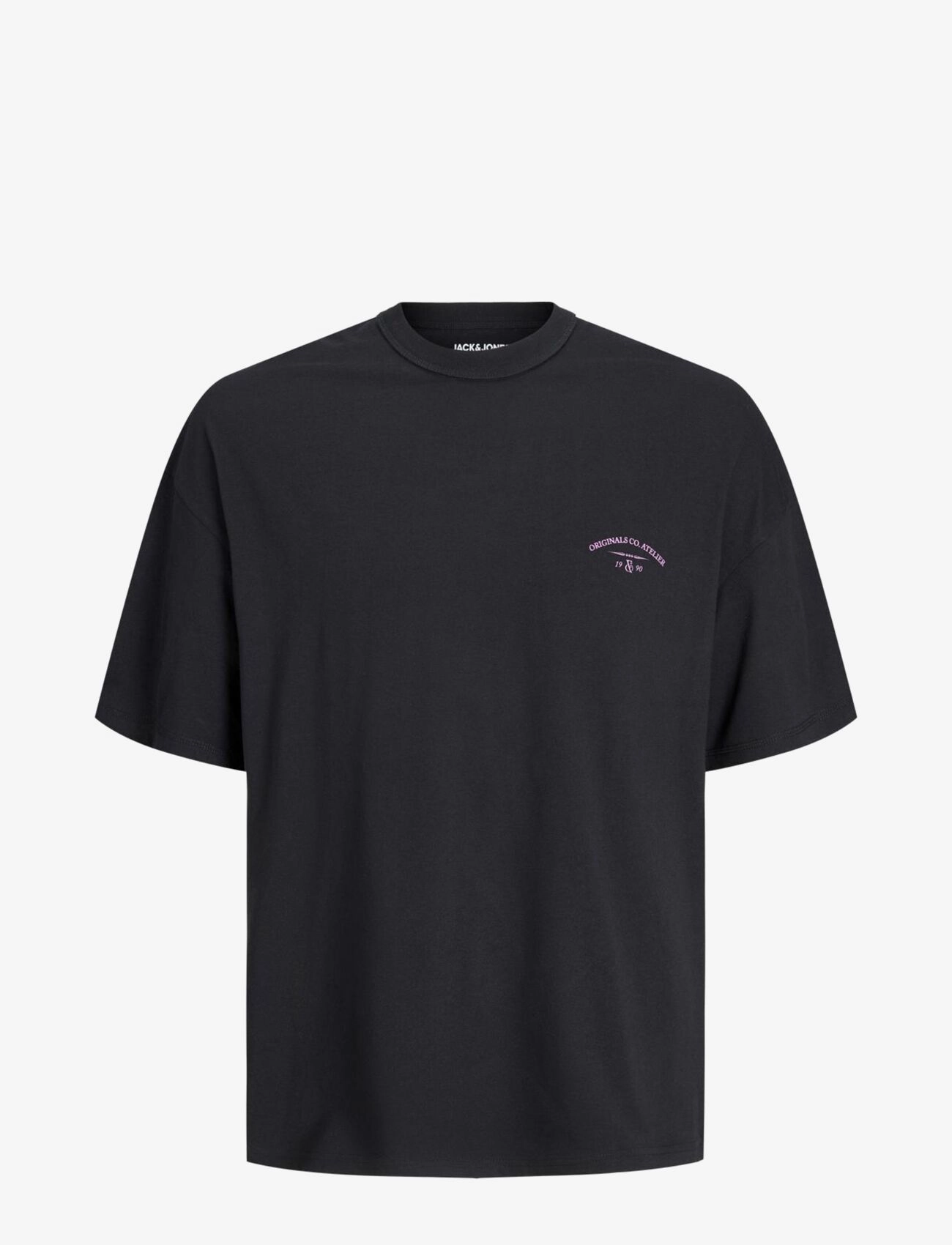 Jack & Jones - JORSANTORINI GRAPHIC TEE SS CREW NECK SN - black - 1
