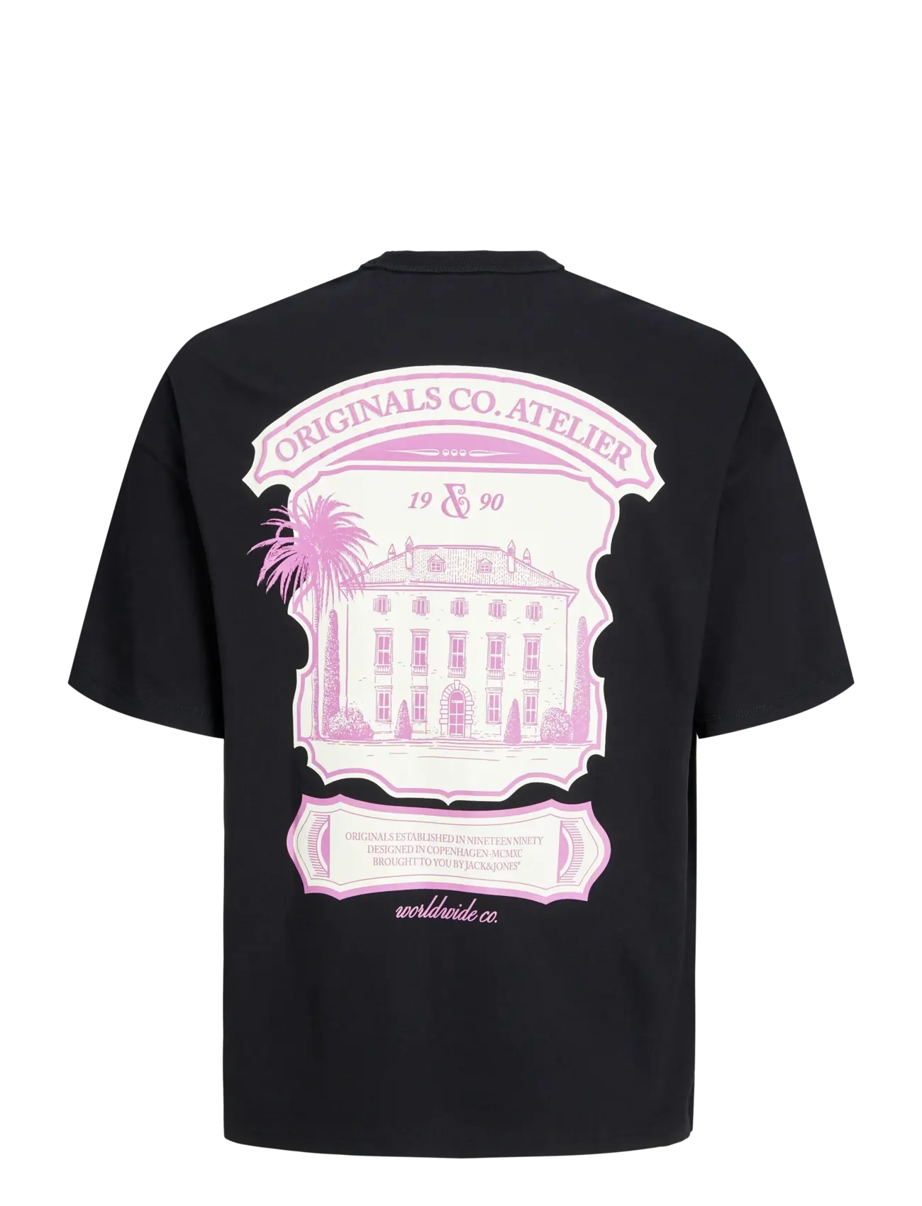 Jack & Jones - JORSANTORINI GRAPHIC TEE SS CREW NECK SN - black - 2