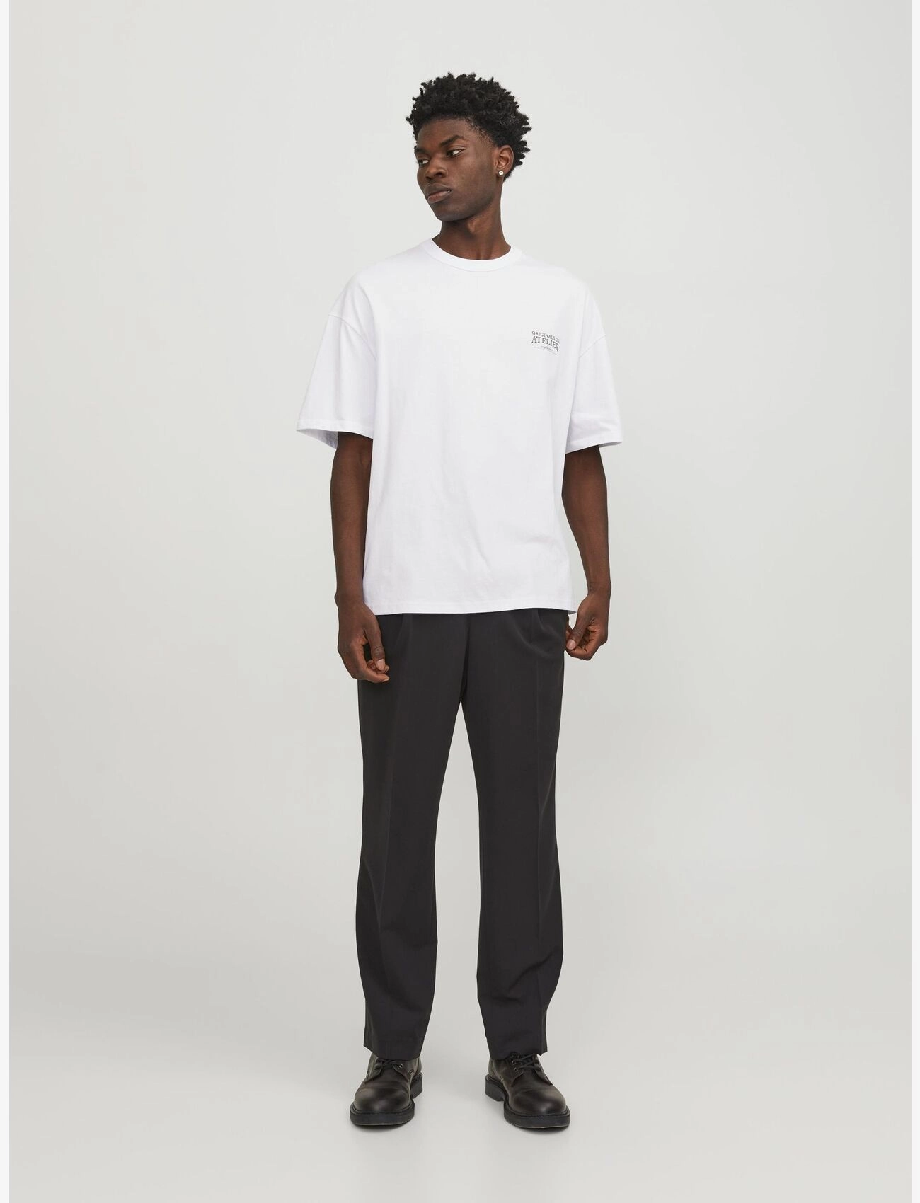 Jack & Jones - JORSANTORINI GRAPHIC TEE SS CREW NECK SN - bright white - 5