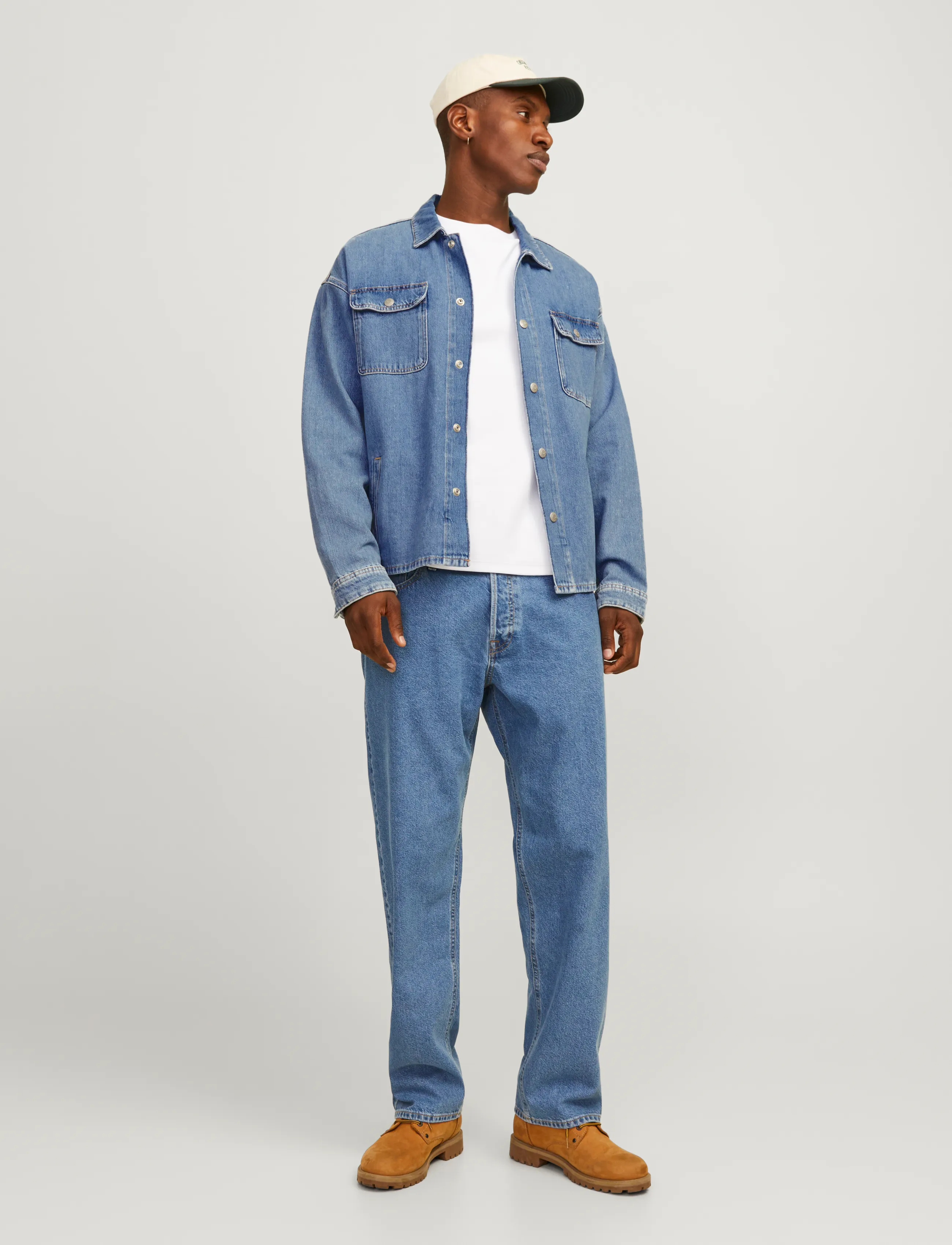 Jack & Jones - JJIEDDIE JJBASIC SQ 735 NOOS - blue denim - 4