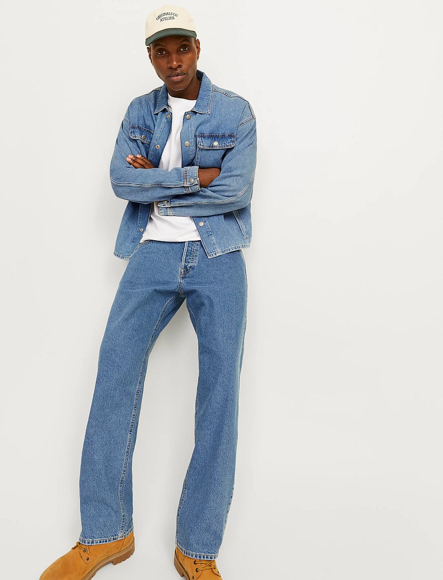 Jack & Jones - JJIEDDIE JJBASIC SQ 735 NOOS - blue denim - 5