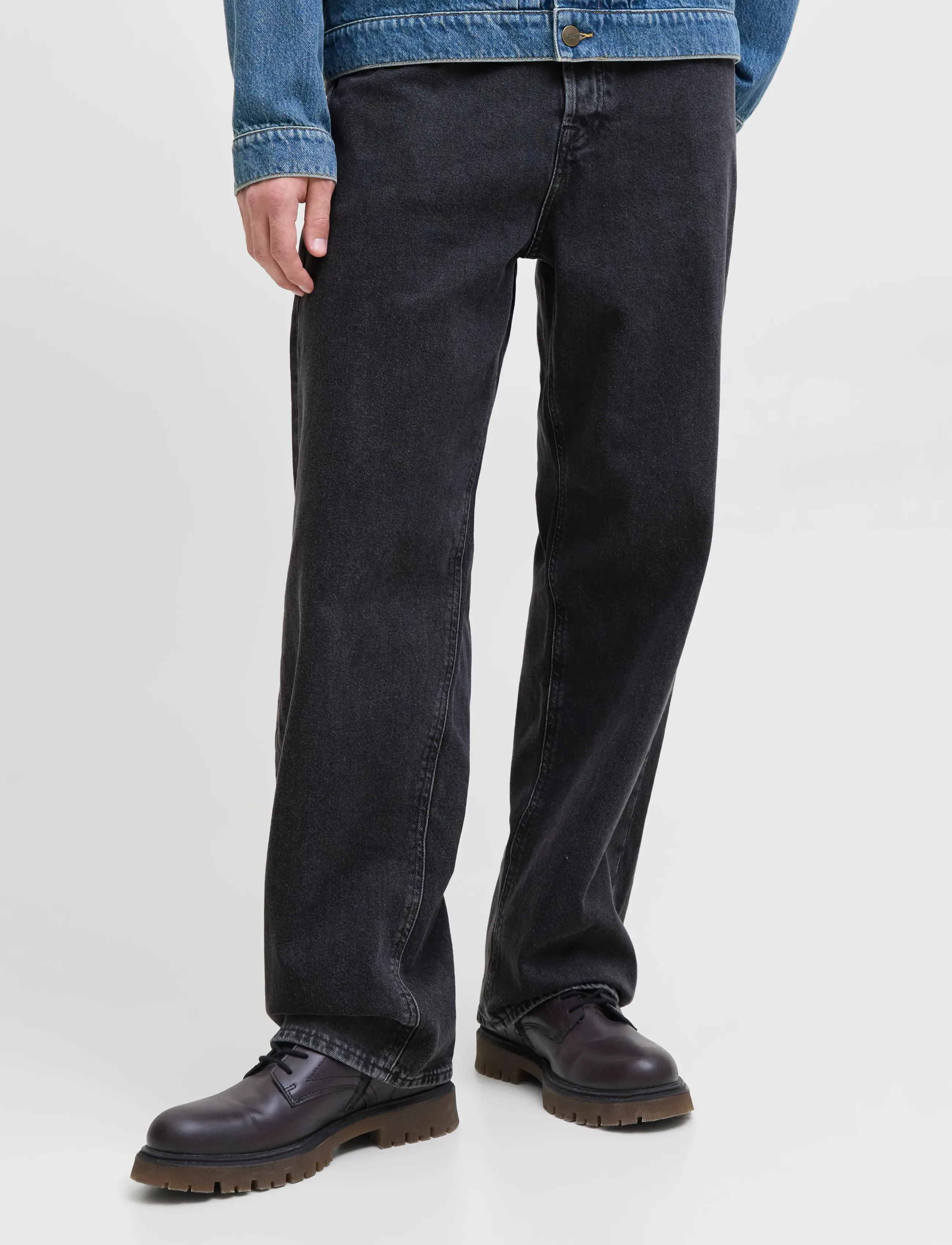 Jack & Jones JJIALEX JJBASIC SQ 737 NOOS - Jeans - BLACK DENIM / black