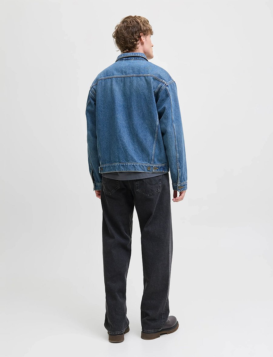Jack & Jones - JJIALEX JJBASIC SQ 737 NOOS - loose jeans - black denim - 3