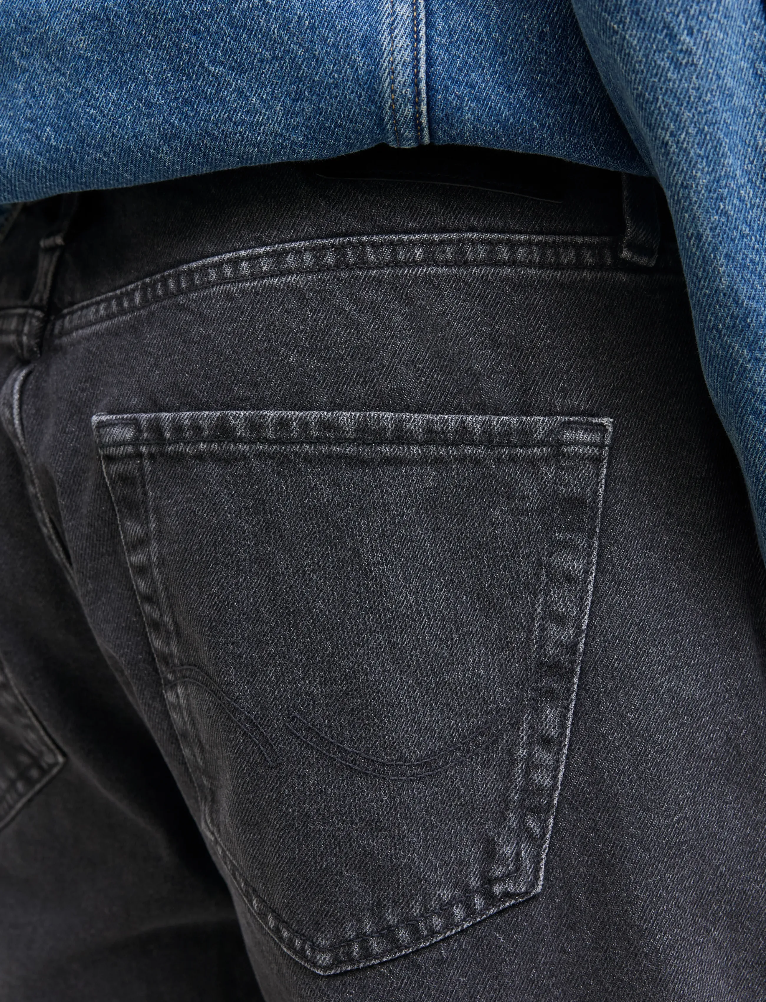 Jack & Jones - JJIALEX JJBASIC SQ 737 NOOS - loose jeans - black denim - 5