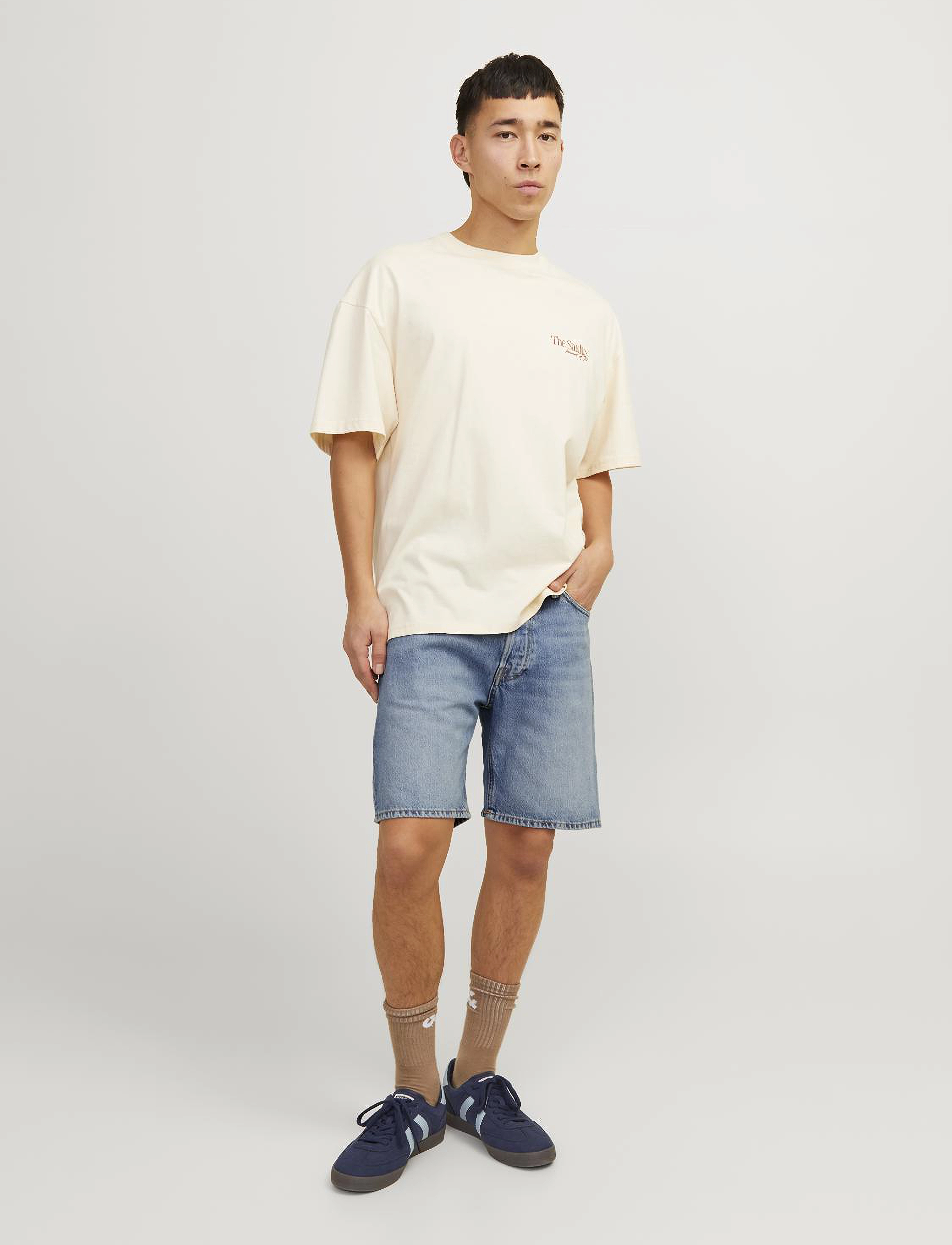 Jack & Jones - JJICHRIS JJCOOPER SHORTS SBD 920 SN - blue denim - 4