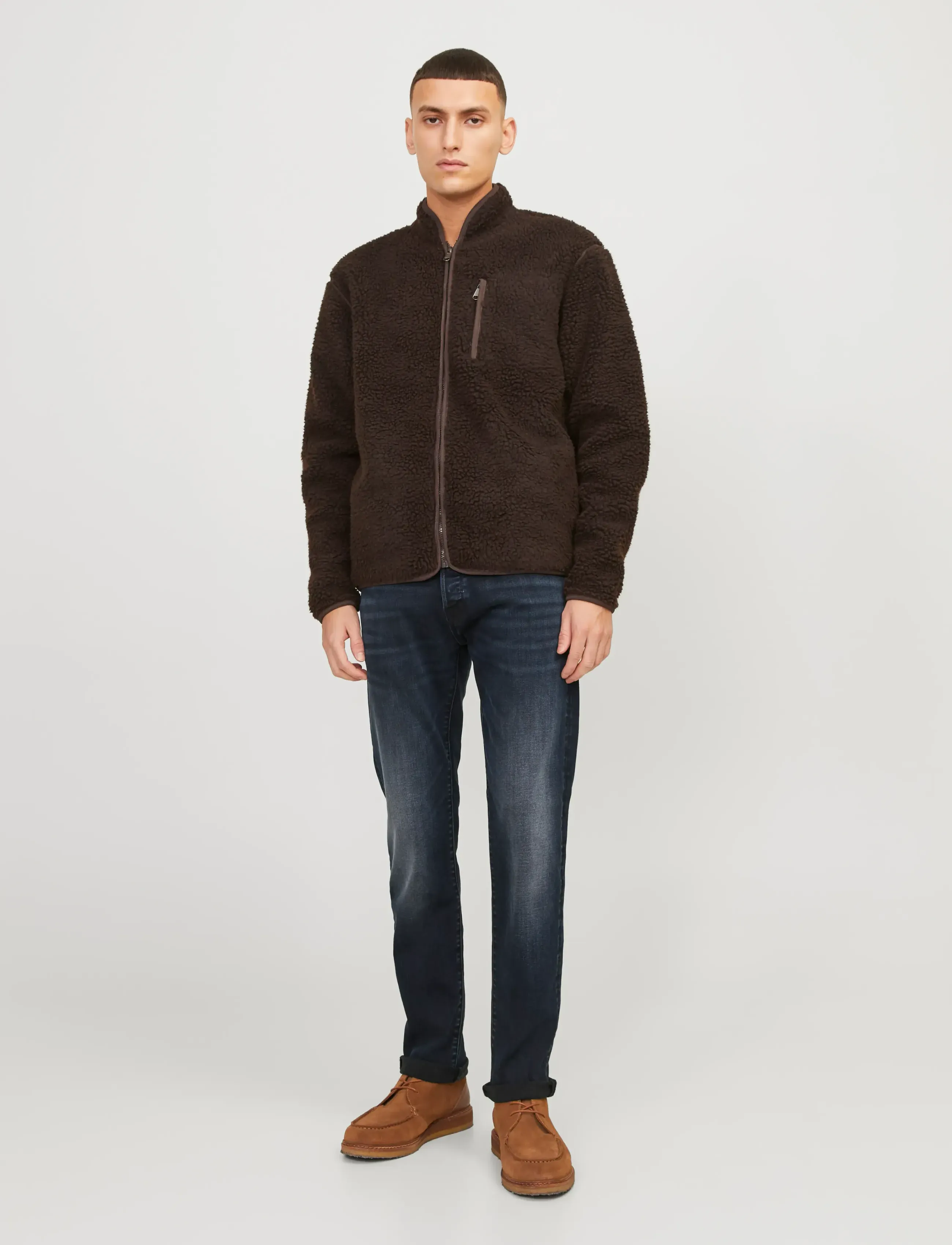 Jack & Jones - JJIGLENN JJFOX 50SPS CB 104 NOOS - bukser & jeans - blue denim - 4
