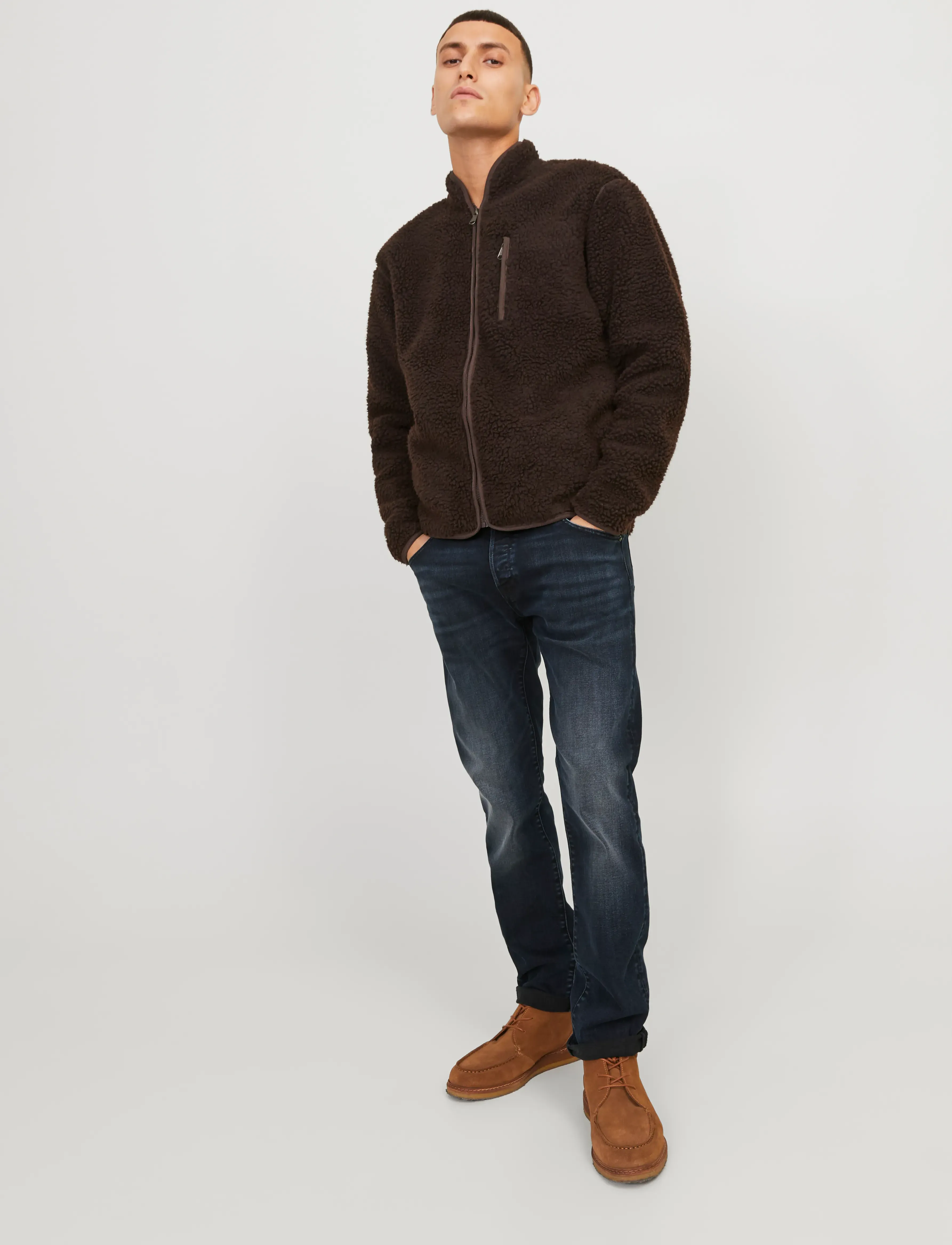 Jack & Jones JJIGLENN JJFOX 50SPS CB 104 NOOS - Tänavastiil - BLUE DENIM / blue