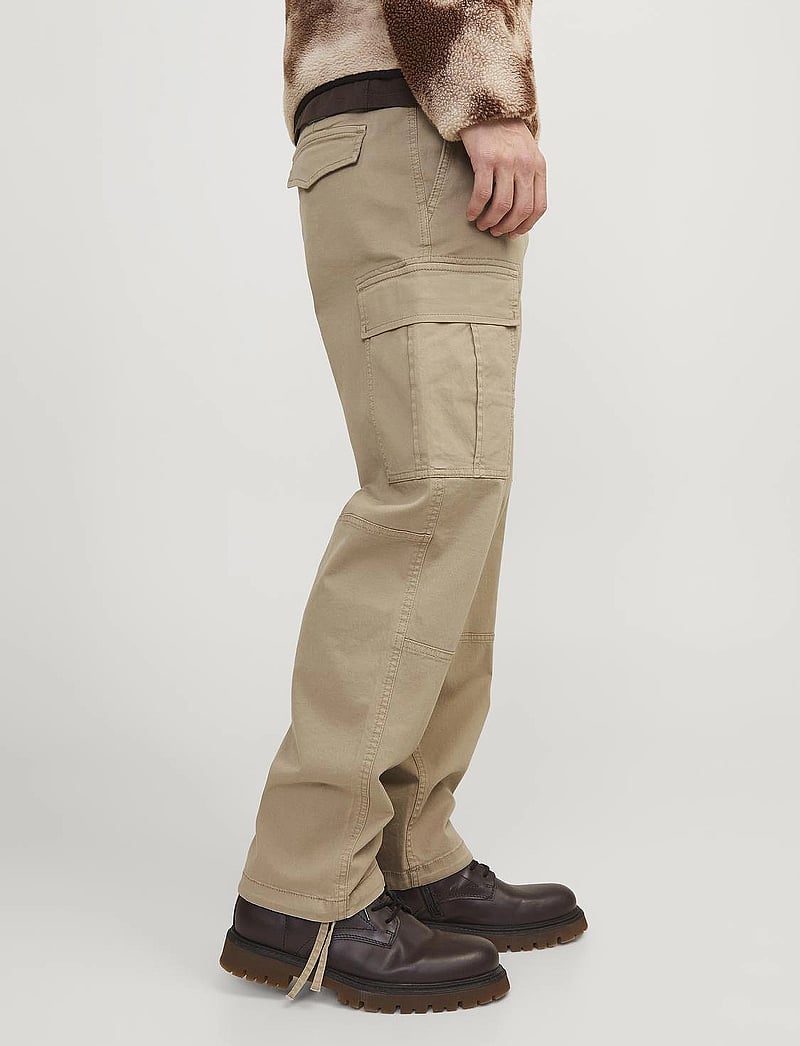 Jack & Jones - JPSTKARL HARLOW CARGO NOOS - cargohose - crockery - 4