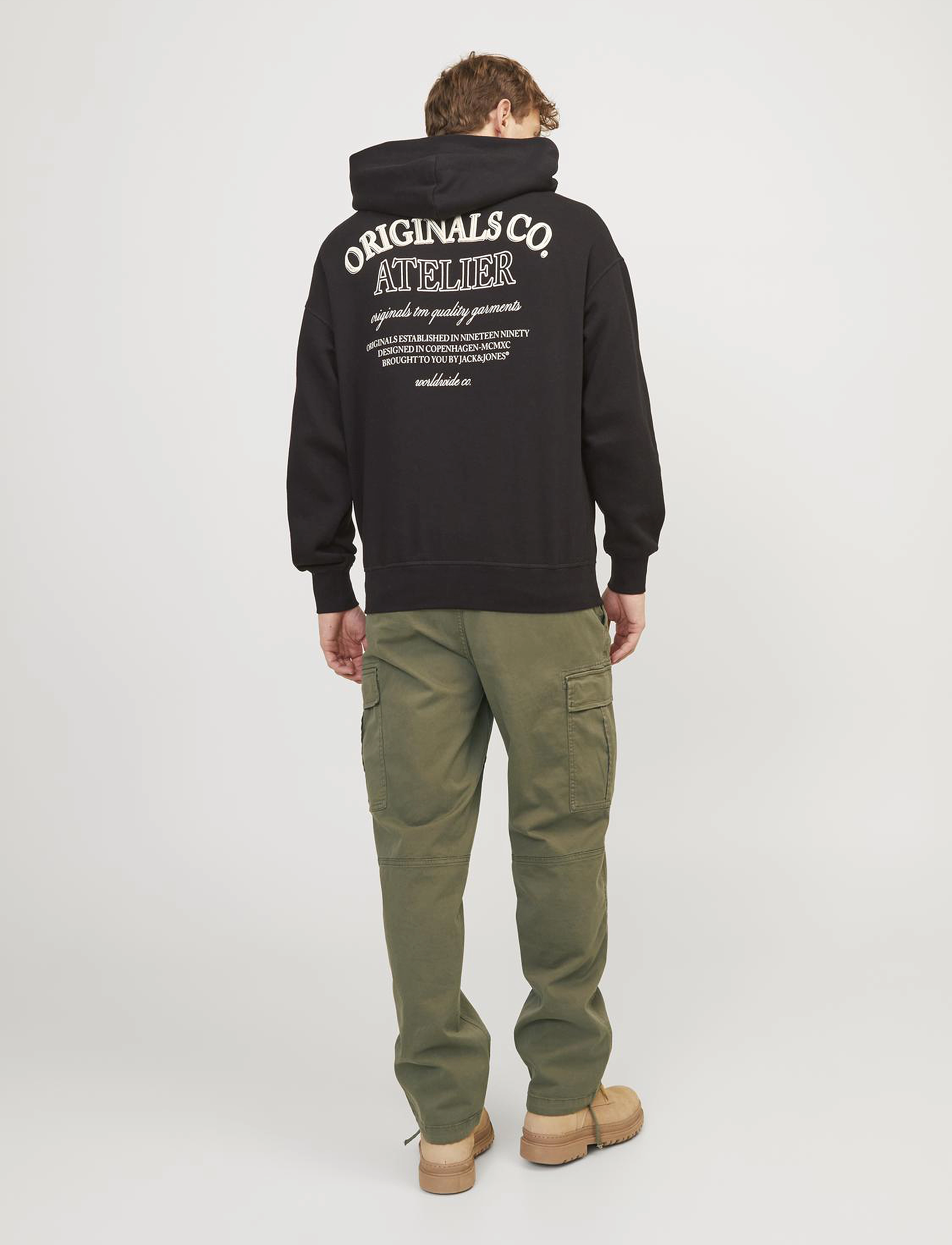 Jack & Jones - JPSTKARL JJHARLOW CARGO NOOS - dusty olive - 3