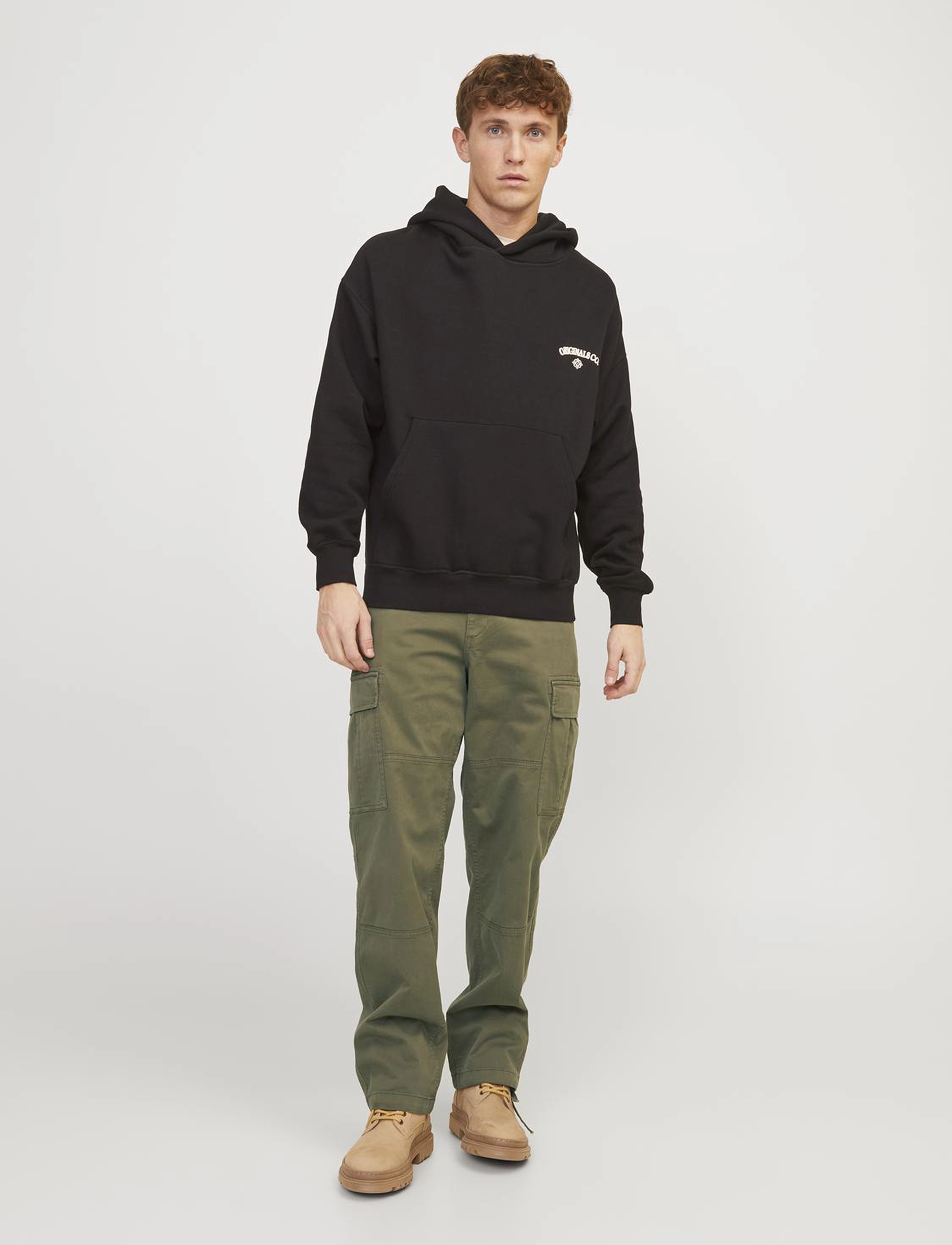 Jack & Jones - JPSTKARL JJHARLOW CARGO NOOS - dusty olive - 4