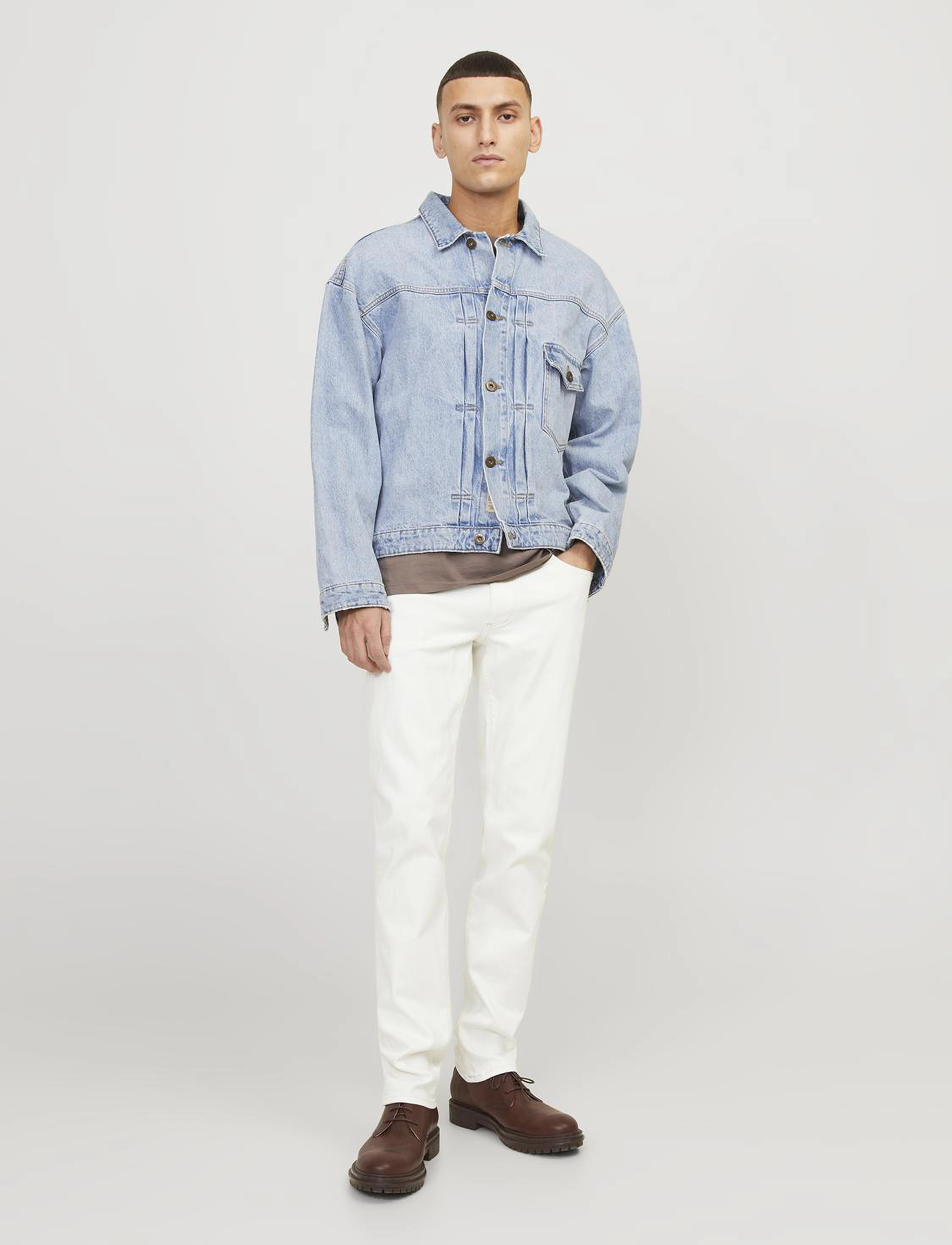 Jack & Jones - JJIGLENN JJEVAN CJ 977 SN - lily white - 4