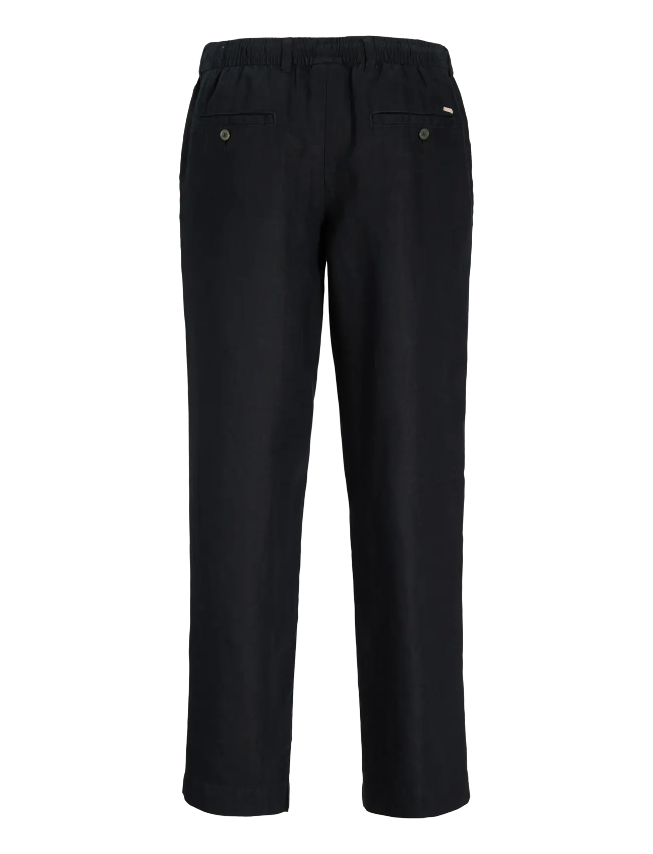 Jack & Jones - JPSTKARL LAWRENCE LINEN CHINO SN - spodnie lniane - black - 2