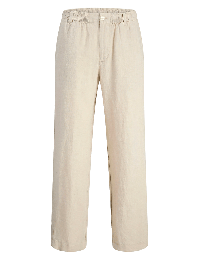 Jack & Jones - JPSTKARL LAWRENCE LINEN CHINO SN - linased püksid - silver lining - 1