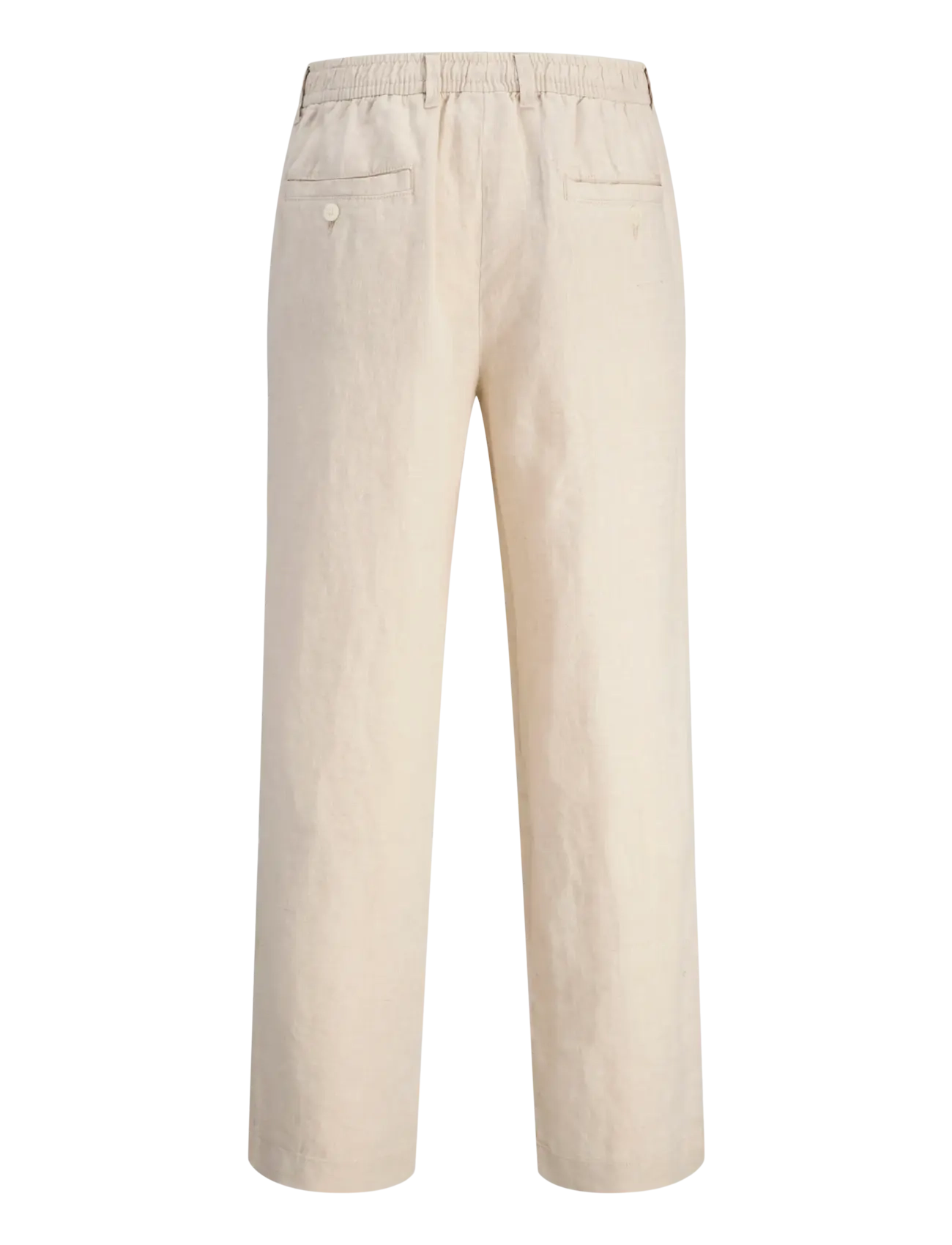 Jack & Jones - JPSTKARL LAWRENCE LINEN CHINO SN - leinenhosen - silver lining - 2