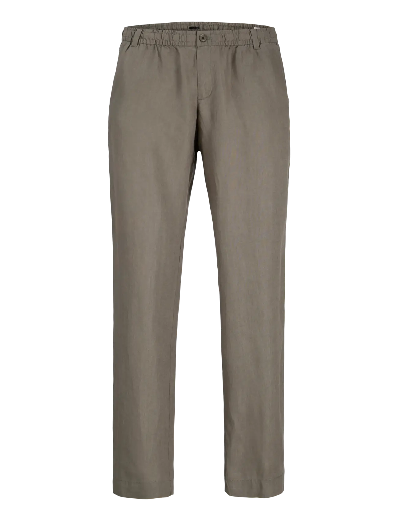 Jack & Jones JPSTKARL LAWRENCE LINEN CHINO SN - Jack & Jones - SMOKEY OLIVE / khaki/green