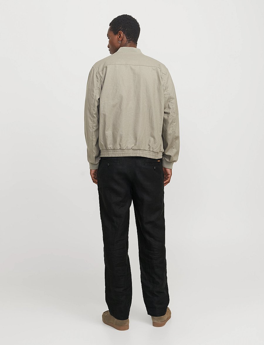 Jack & Jones - JPSTKARL LAWRENCE LINEN CHINO SN - leinenhosen - tap shoe - 3
