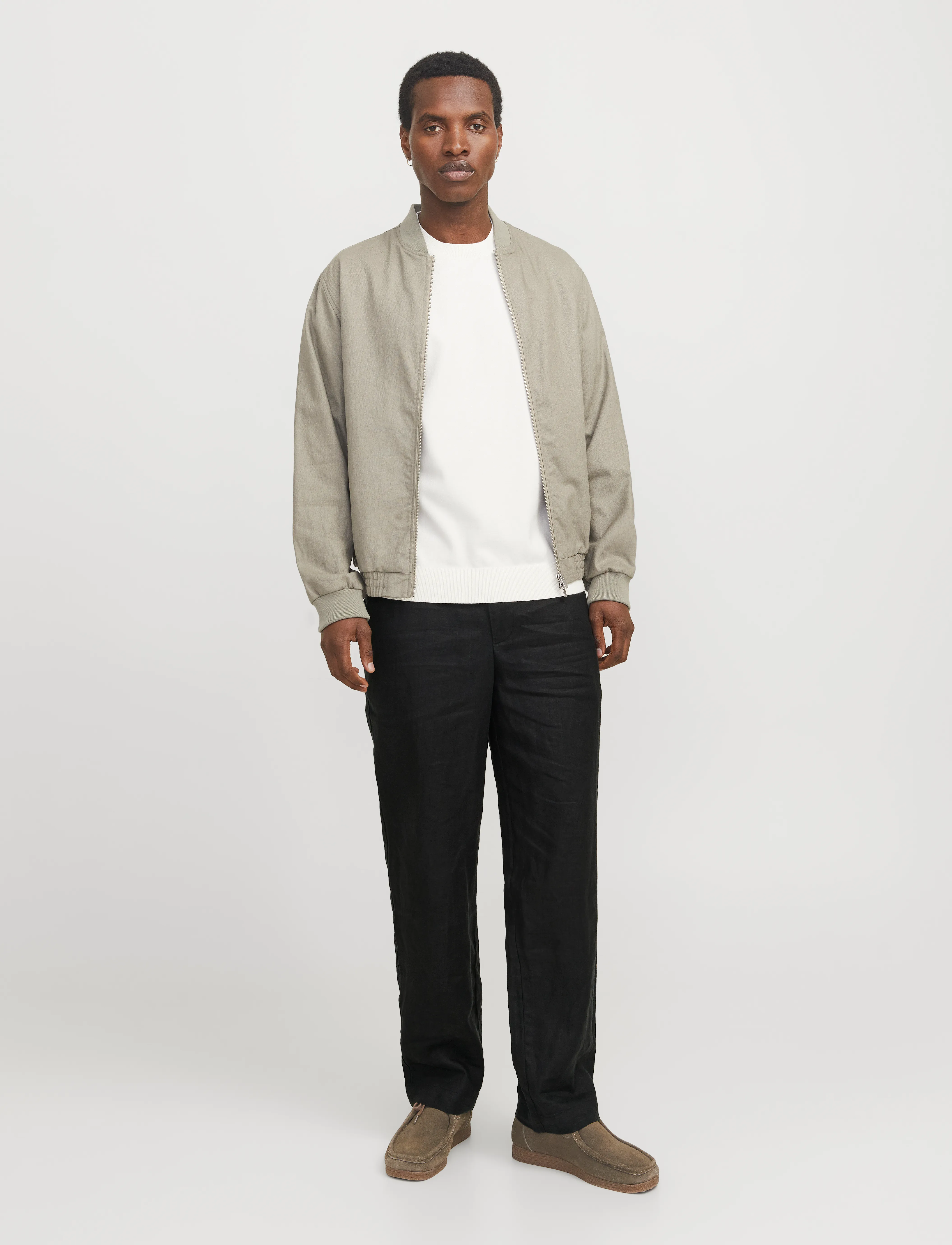 Jack & Jones - JPSTKARL LAWRENCE LINEN CHINO SN - leinenhosen - tap shoe - 4