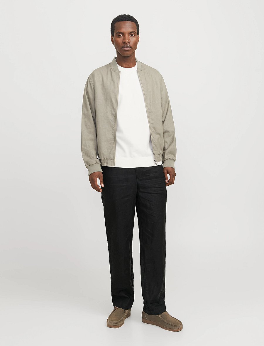 Jack & Jones - JPSTKARL LAWRENCE LINEN CHINO SN - leinenhosen - tap shoe - 4