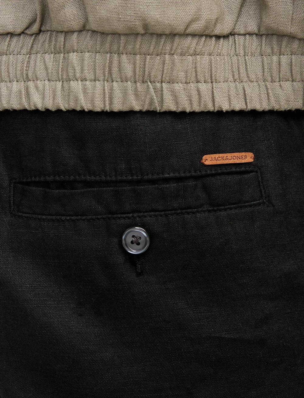 Jack & Jones - JPSTKARL JJLAWRENCE LINEN CHINO SN - hørbukser - tap shoe - 5