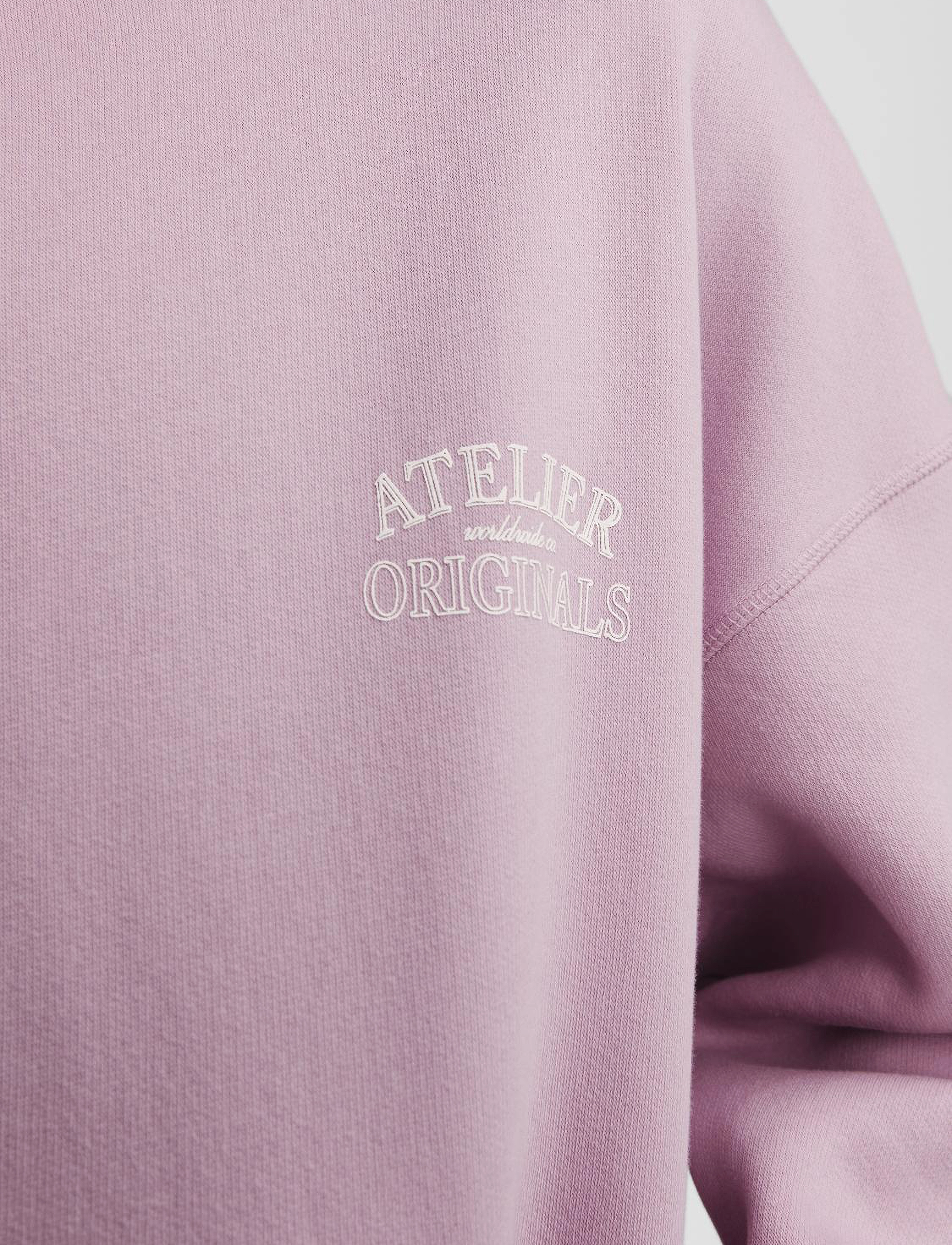 Jack & Jones - JORSANTORINI GRAPHIC SWEAT HOOD SN - pink nectar - 4
