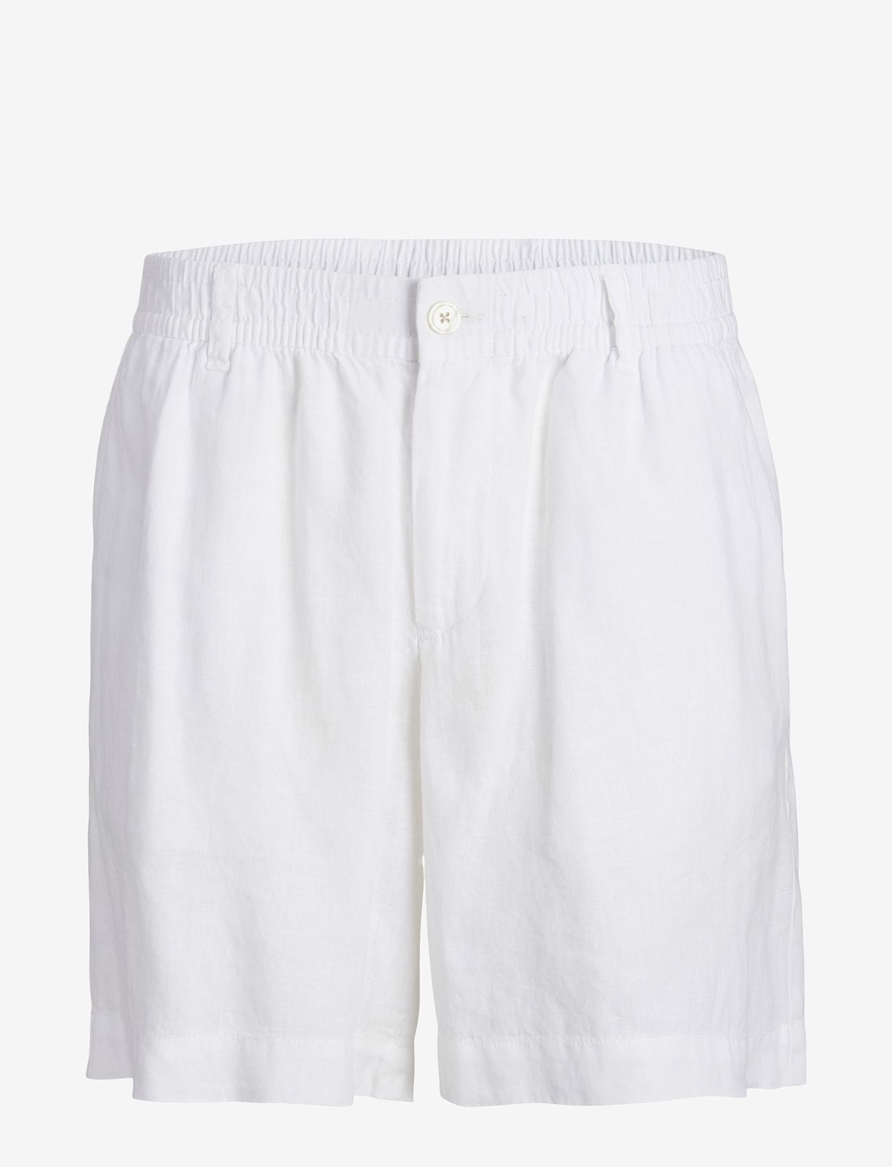 Jack & Jones - JPSTBILL LAWRENCE LINEN SHORTS SRT LN - linen shorts - bright white - 1
