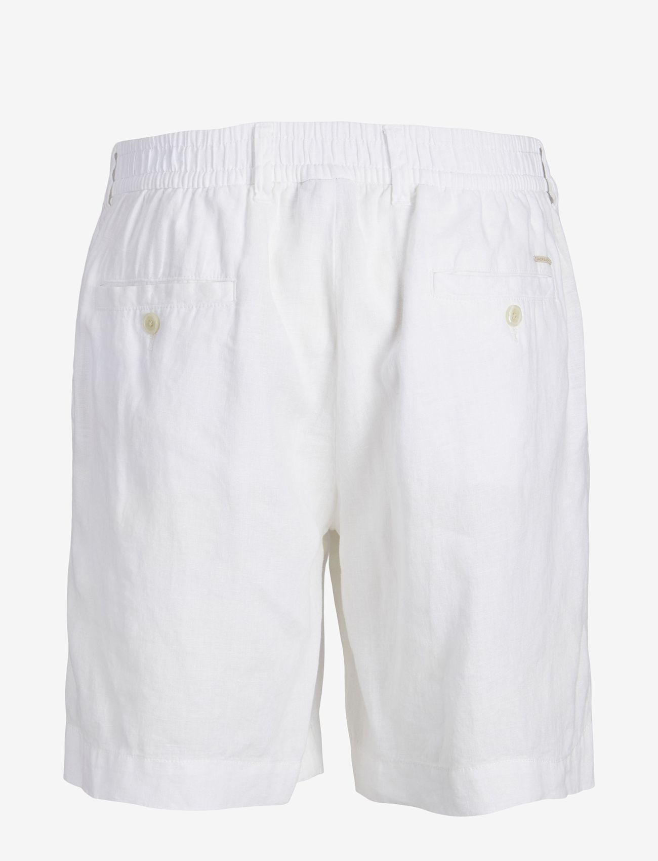 Jack & Jones - JPSTBILL LAWRENCE LINEN SHORTS SRT LN - linen shorts - bright white - 2