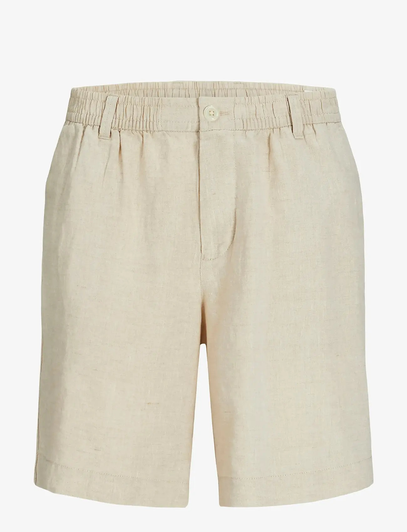 Jack & Jones - JPSTBILL JJLAWRENCE LINEN SHORT LN - leinen-shorts - silver lining - 1