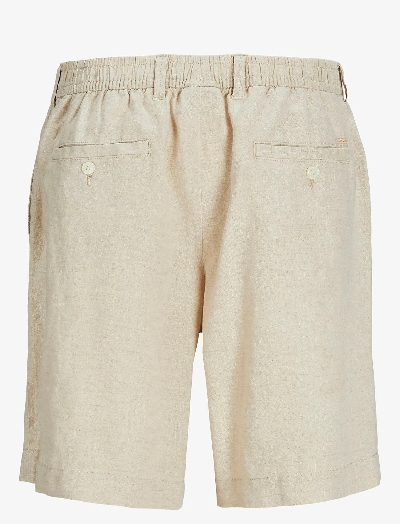 Jack & Jones - JPSTBILL JJLAWRENCE LINEN SHORT LN - leinen-shorts - silver lining - 2