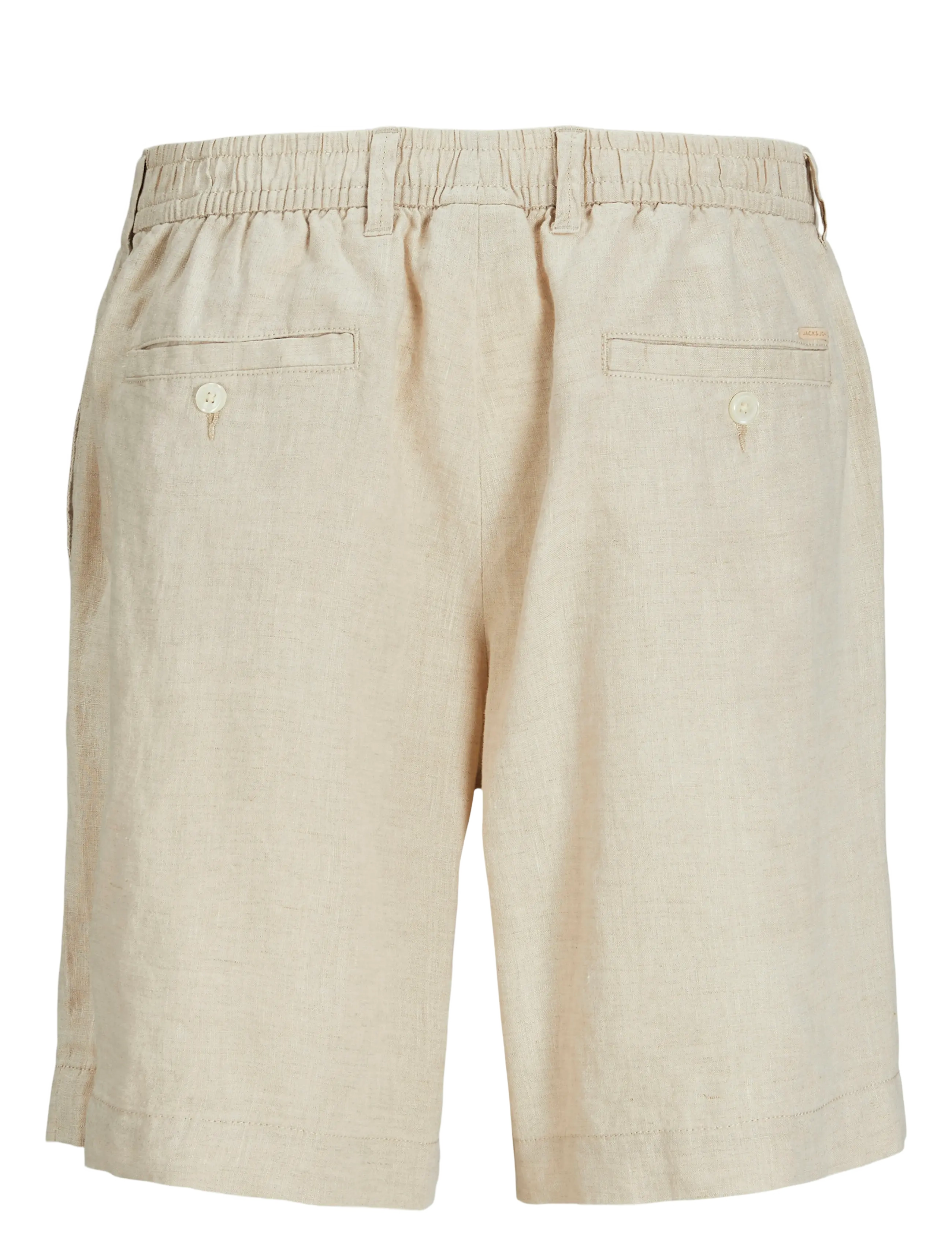 Jack & Jones - JPSTBILL LAWRENCE LINEN SHORTS SRT LN - shorts en lin - silver lining - 2