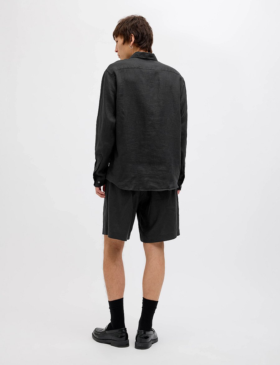 Jack & Jones - JPSTBILL LAWRENCE LINEN SHORTS SRT LN - linased lühikesed püksid - tap shoe - 3