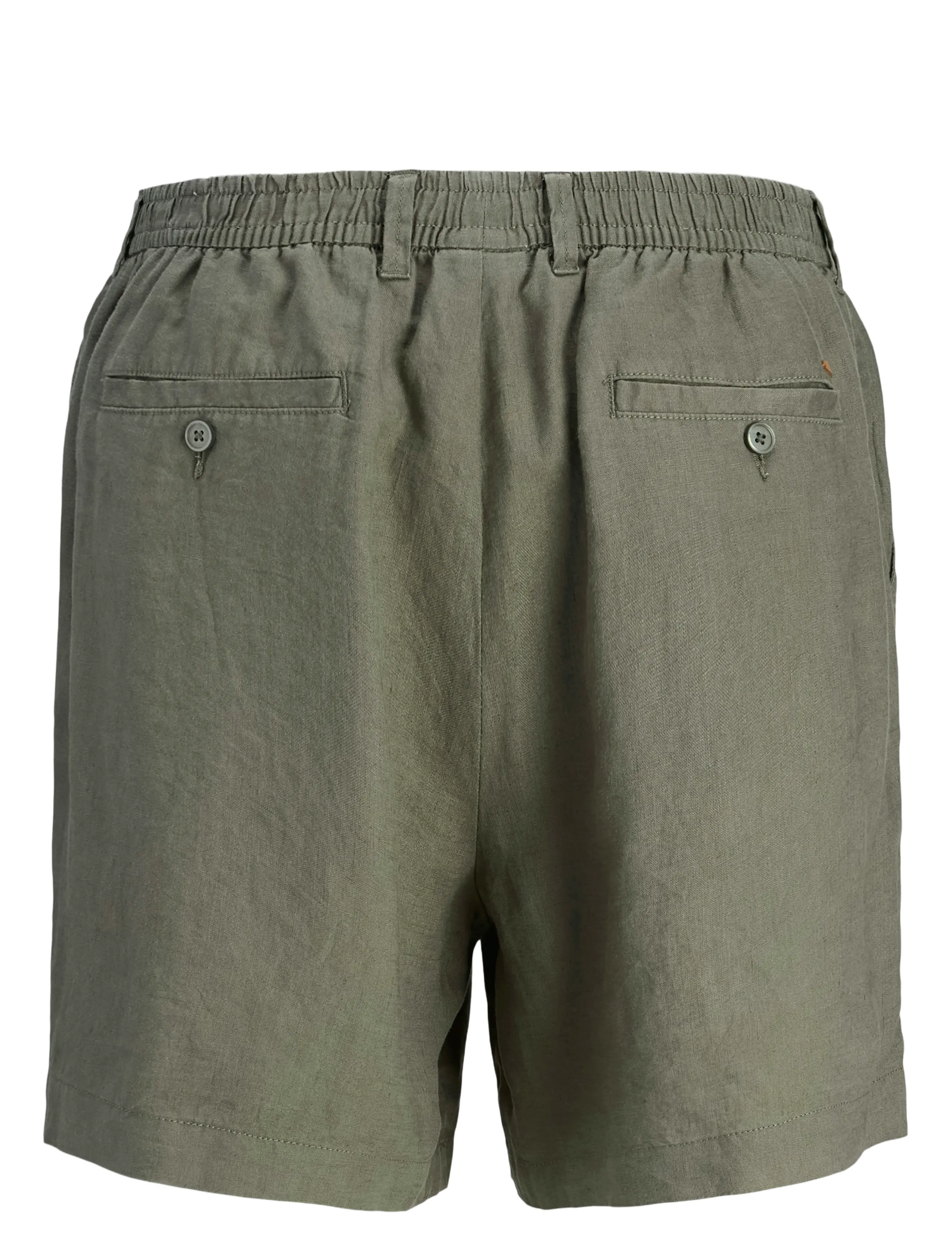 Jack & Jones - JPSTBILL LAWRENCE LINEN SHORTS SRT LN - shorts en lin - tea leaf - 2