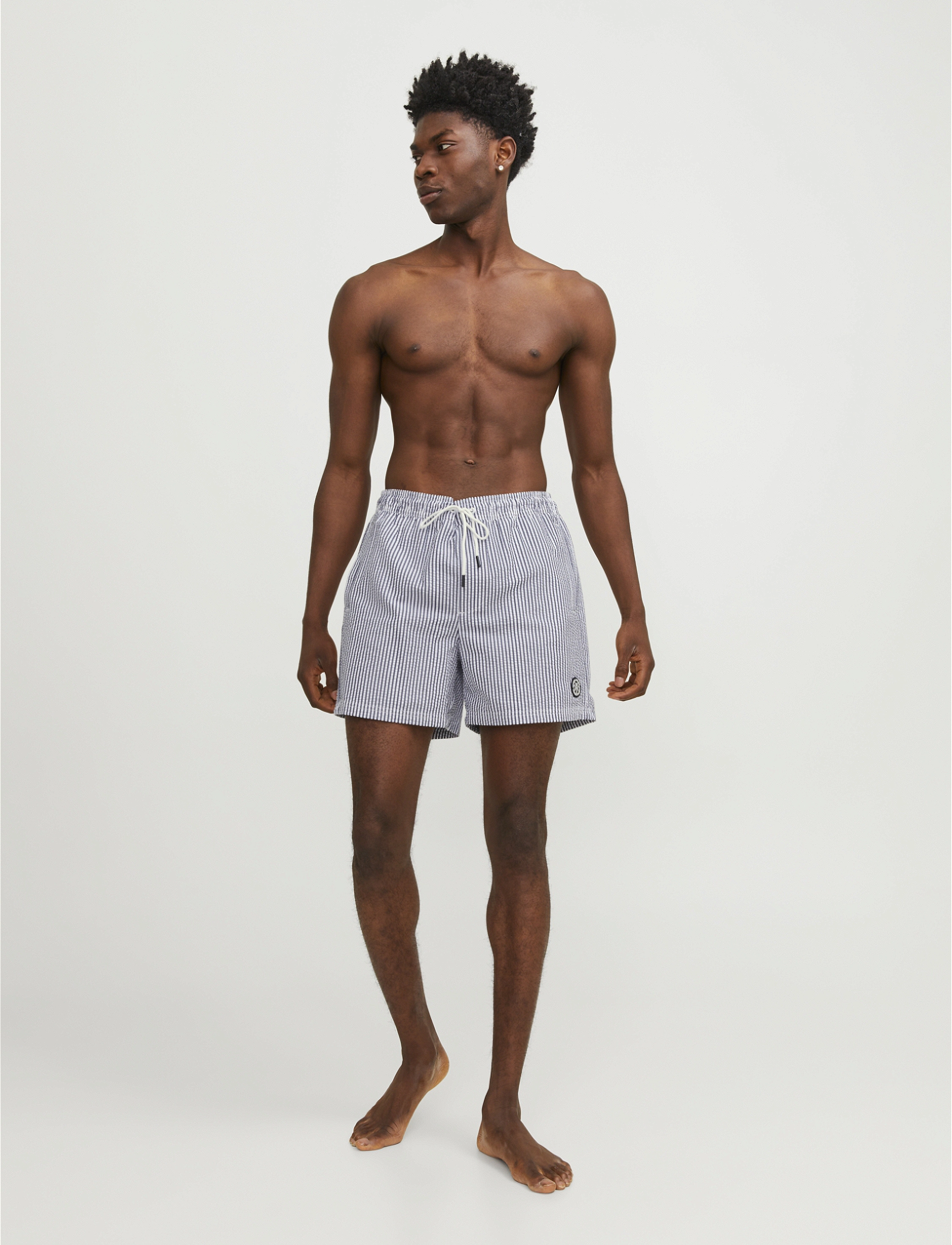 Jack & Jones - JPSTFIJI JJSWIM SEERSUCKER SS24 LY - navy blazer - 4