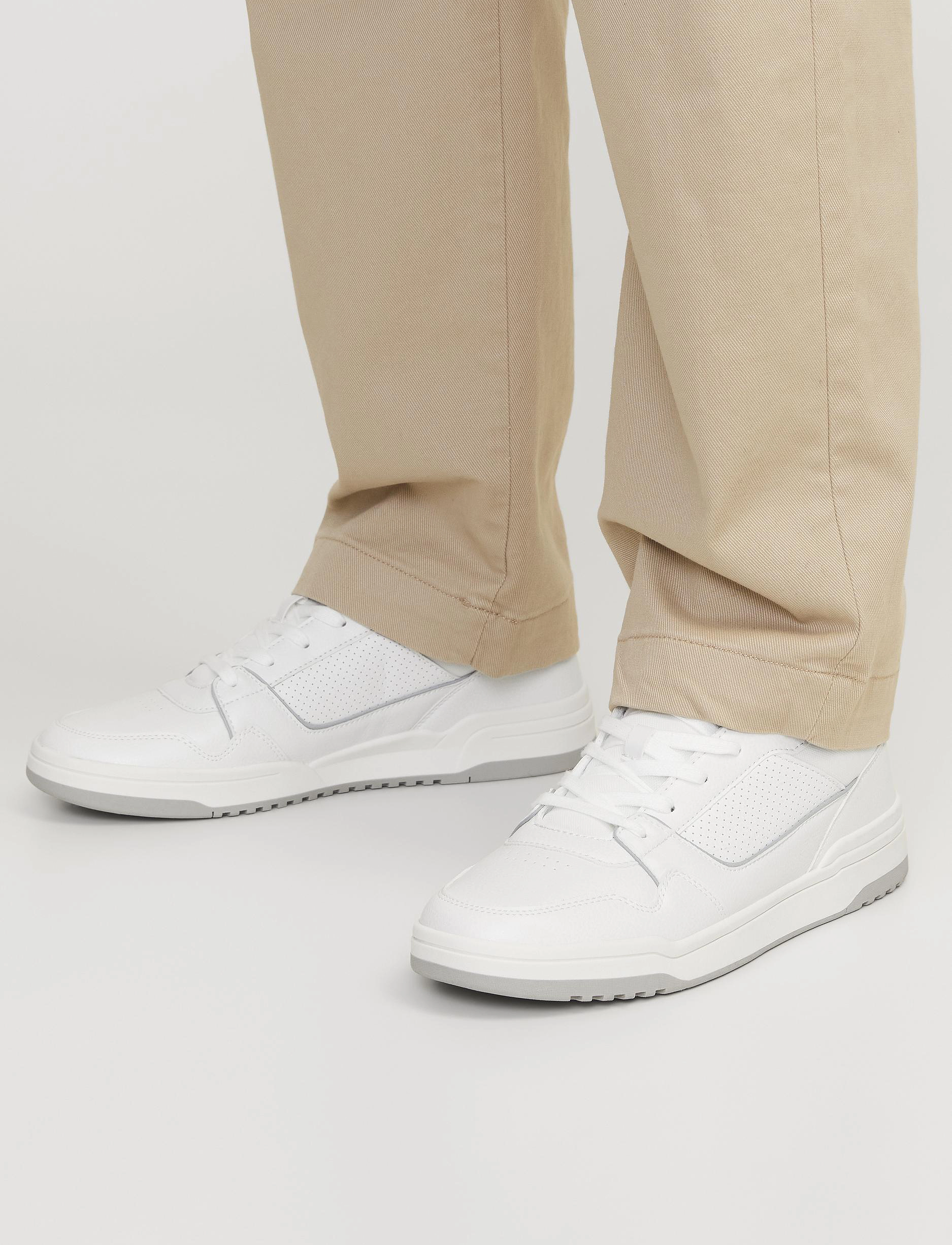 Jack & Jones JFWLONDON PU NOOS - Kollektionen - WHITE / white