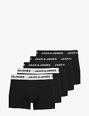 Jack & Jones - JACSOLID TRUNKS 5 PACK OP - boxer briefs - black - 0