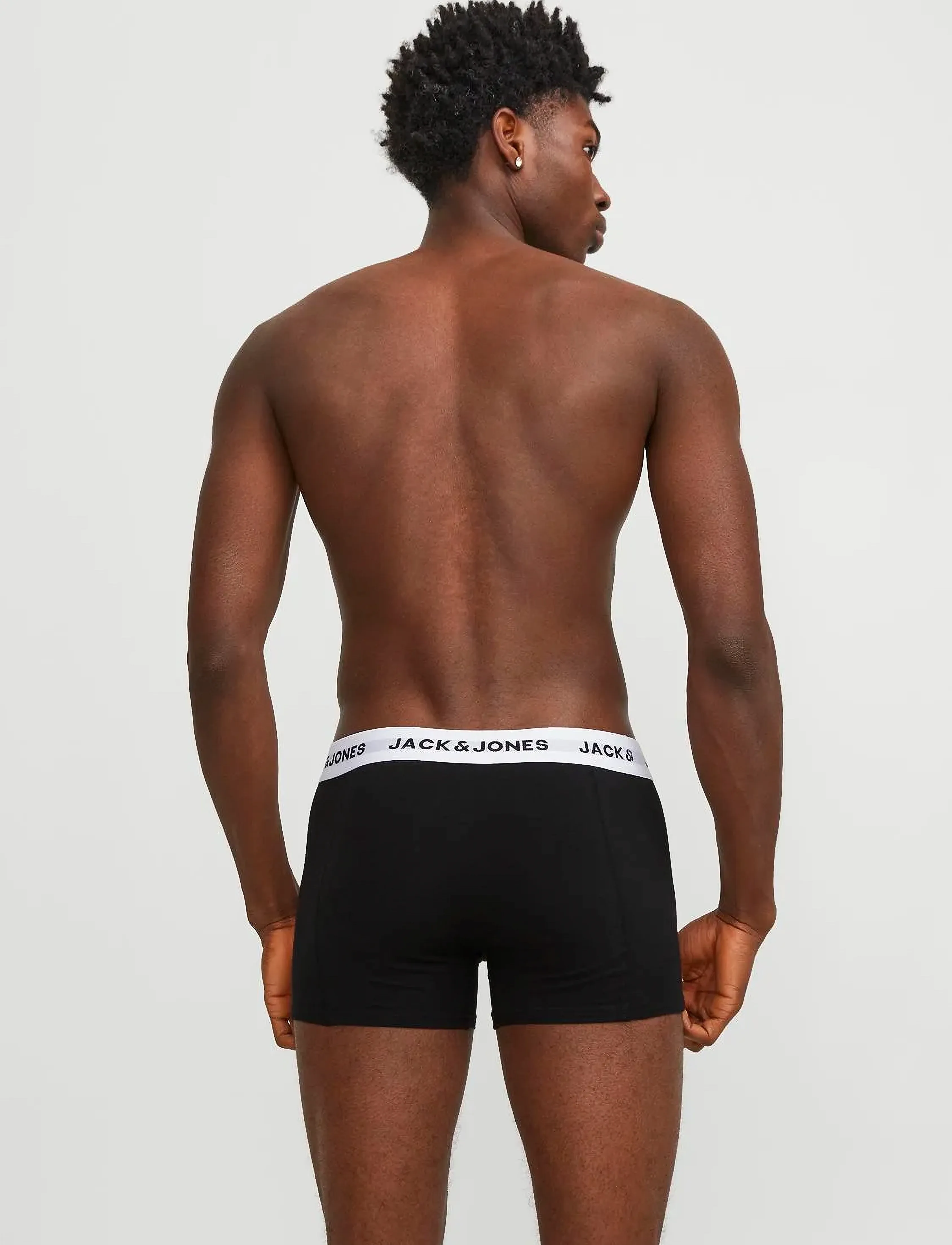 Jack & Jones - JACSOLID TRUNKS 5 PACK OP - boxer nærbuxur - black - 2