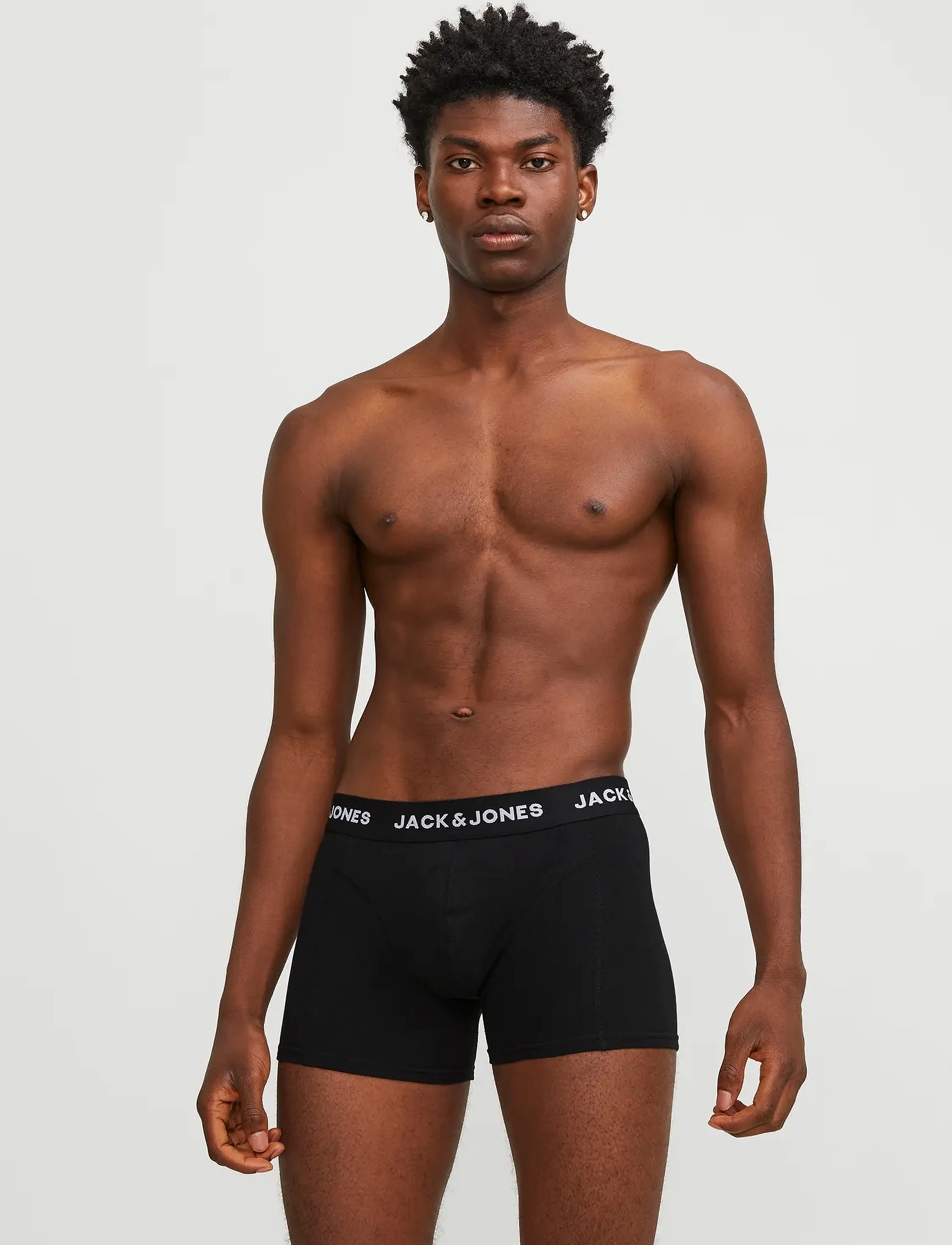 Jack & Jones - JACSOLID TRUNKS 5 PACK OP - unterhosen im multipack - black - 3