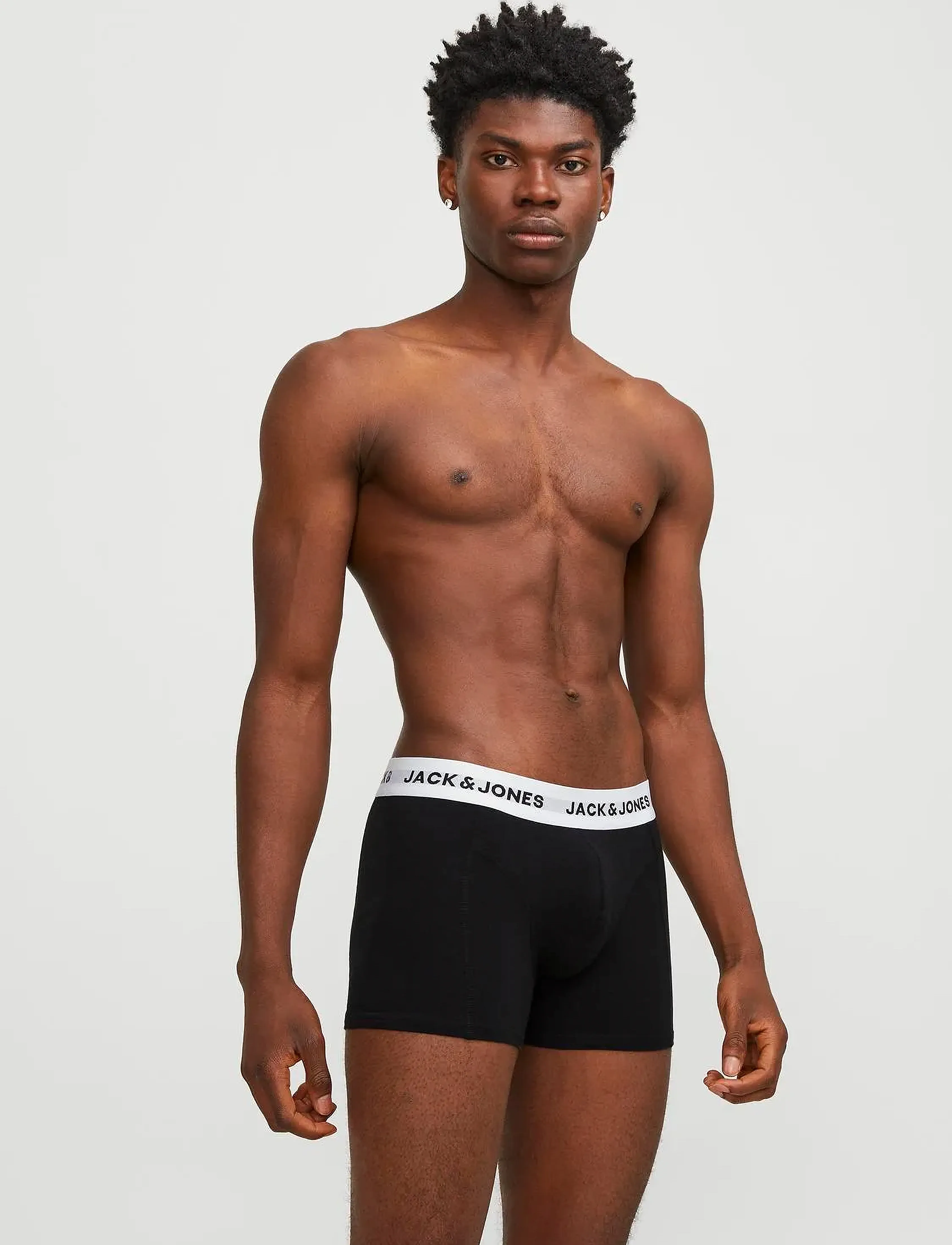 Jack & Jones - JACSOLID TRUNKS 5 PACK OP - boxer nærbuxur - black - 5